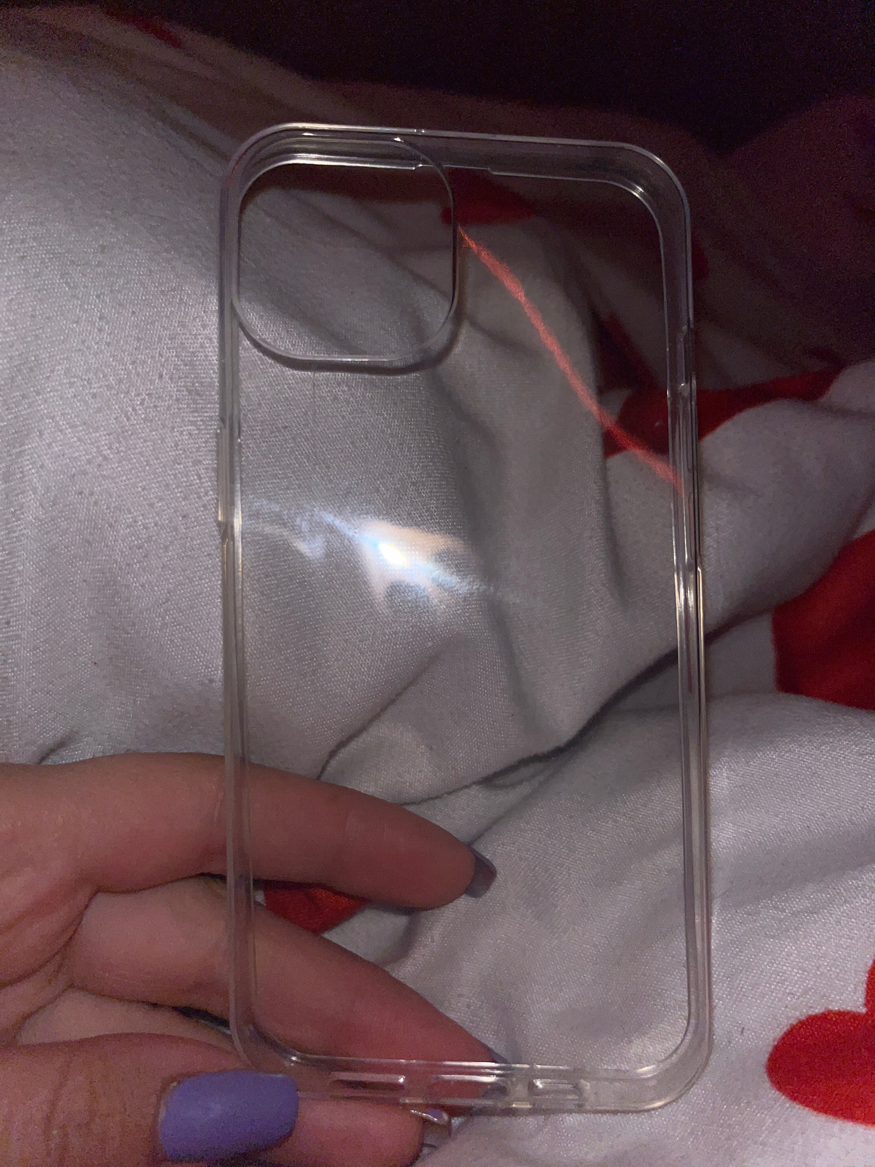 Husa Protectie Anti Shock pentru IPhone 13 Silicon Transparent