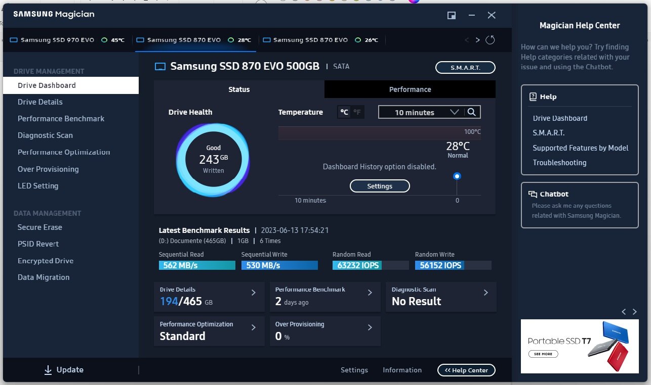 Solid State Drive (SSD) Samsung 870 EVO, 4TB, 2.5