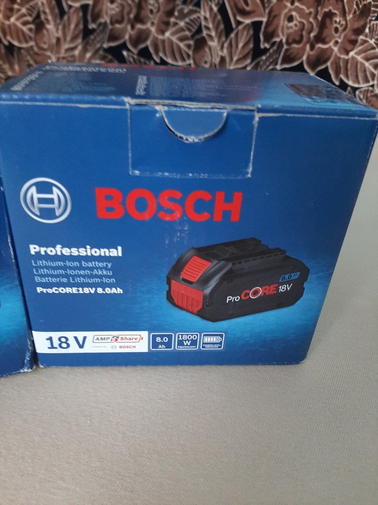 Bosch 18v 5.5Ah GBA ProCORE Battery Starter Set x4 Pcs In L-Boxx