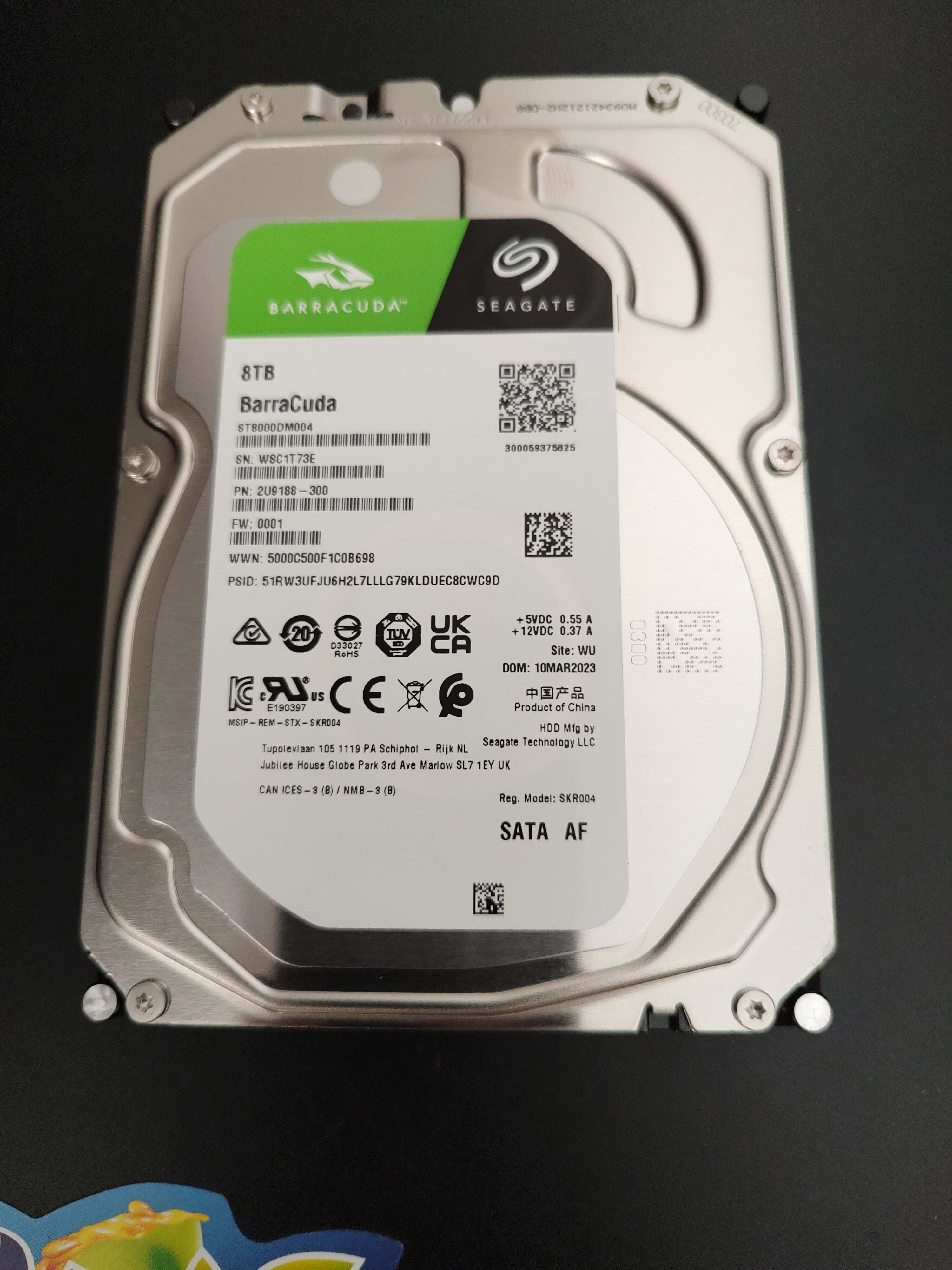 Seagate BarraCuda 8TB HDD x 2 16TB ⑤ ST8000DM004 SEAGATE, BarraCuda® 3.5