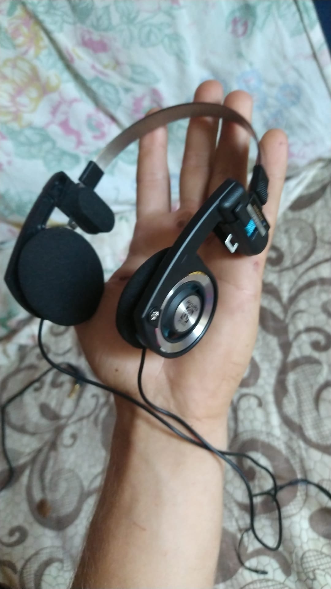 Casti audio Koss cu banda PORTA PRO Classic, tip sport, Negru/Argintiu