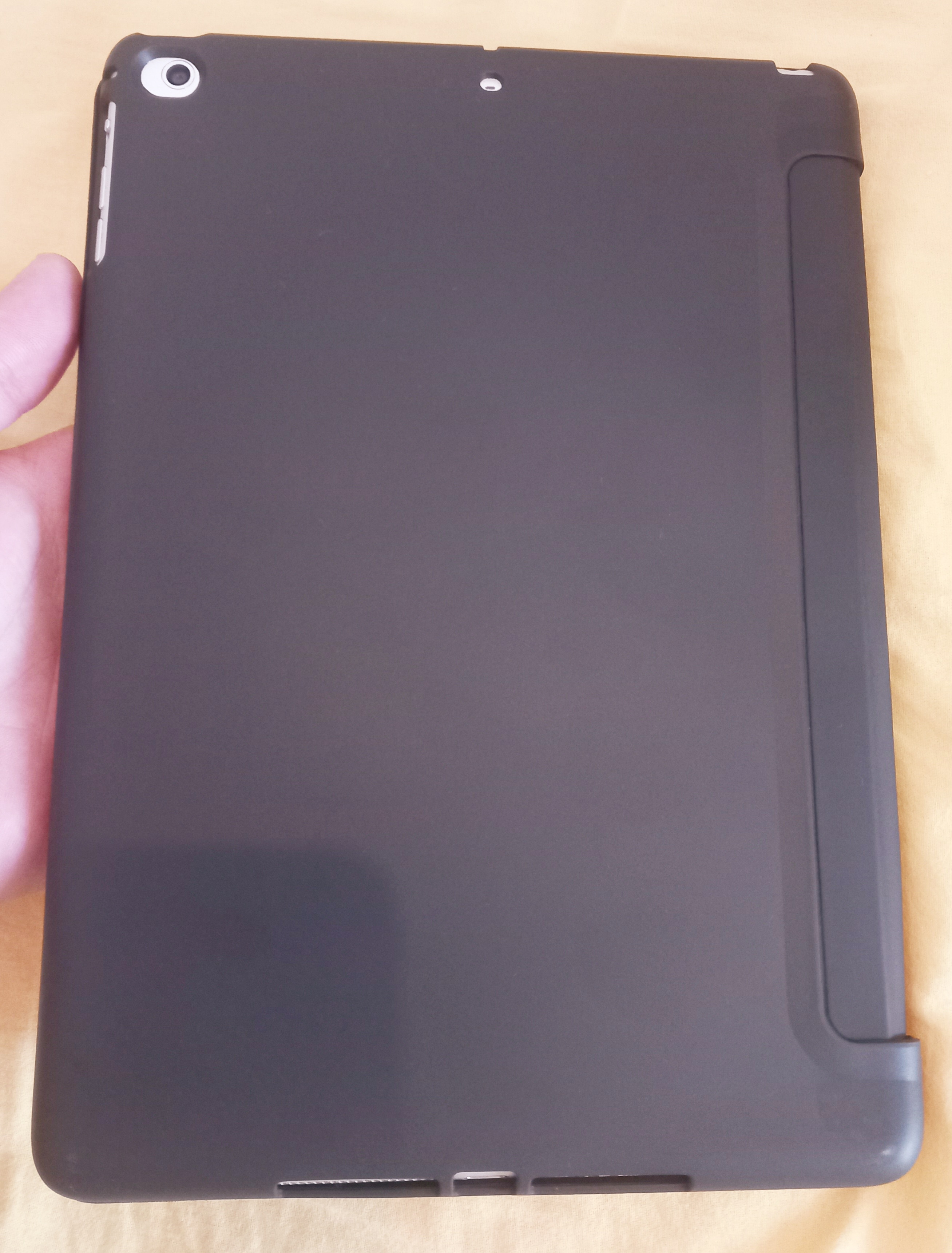 Husa smart cover Ipad Air 1, 9.7inch, Telgo, inchidere magnetica,functie wake-sleep, Gri, 9.7 "