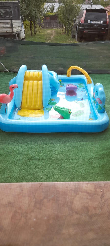 Piscina gonfiabile Playcenter Jungle INTEX 57161 - 257x216x84 cm Adventure  Play Center Giungla Gonfiabile