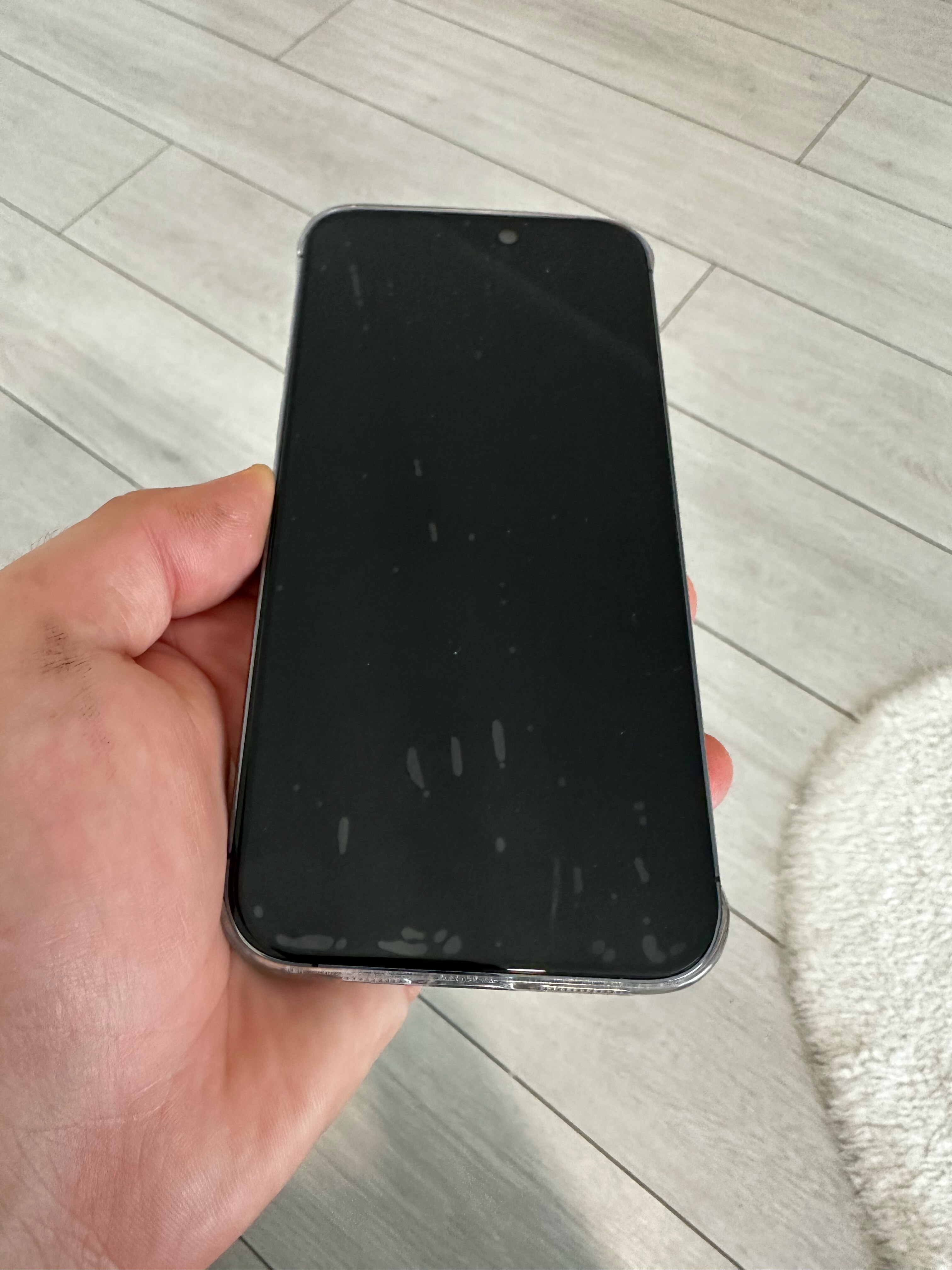Folie Privacy, Compatibila Apple iPhone 14 Pro Max, Protectie Profesionala Ecran 3D, Alfkary Full Cover- Negru
