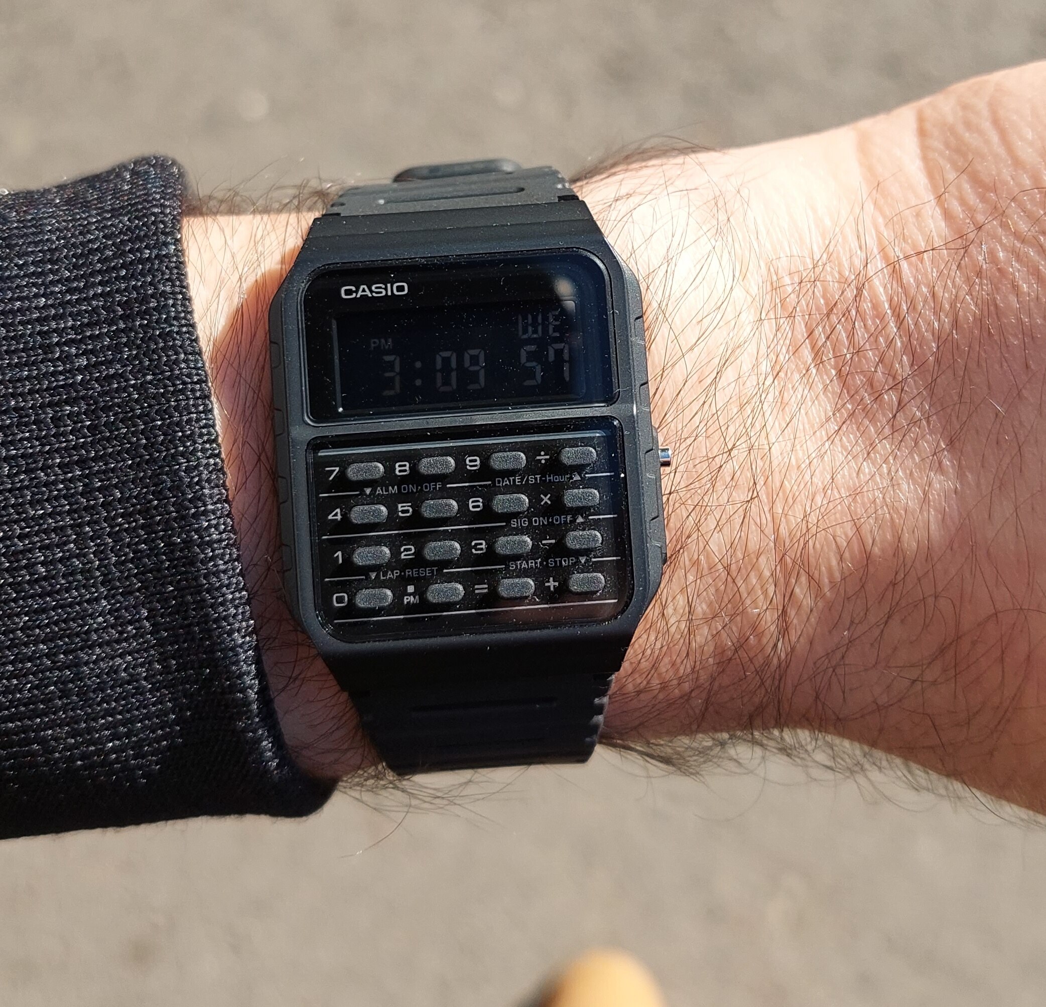 Casio, Ceas digital cu calculator, Negru - eMAG.ro