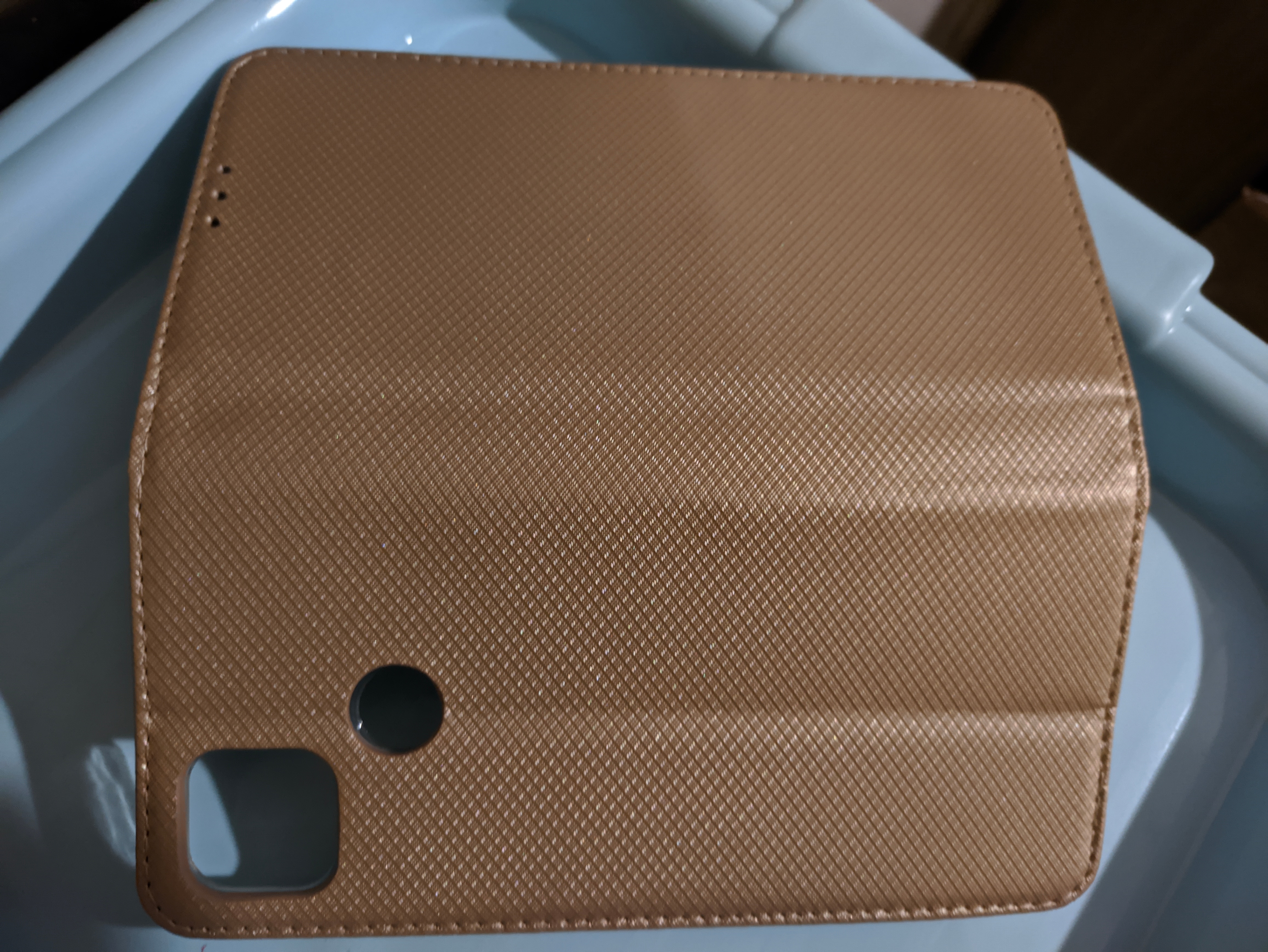 Husa pentru MOTOROLA Moto G9 Power - Smart Magnet (Auriu)