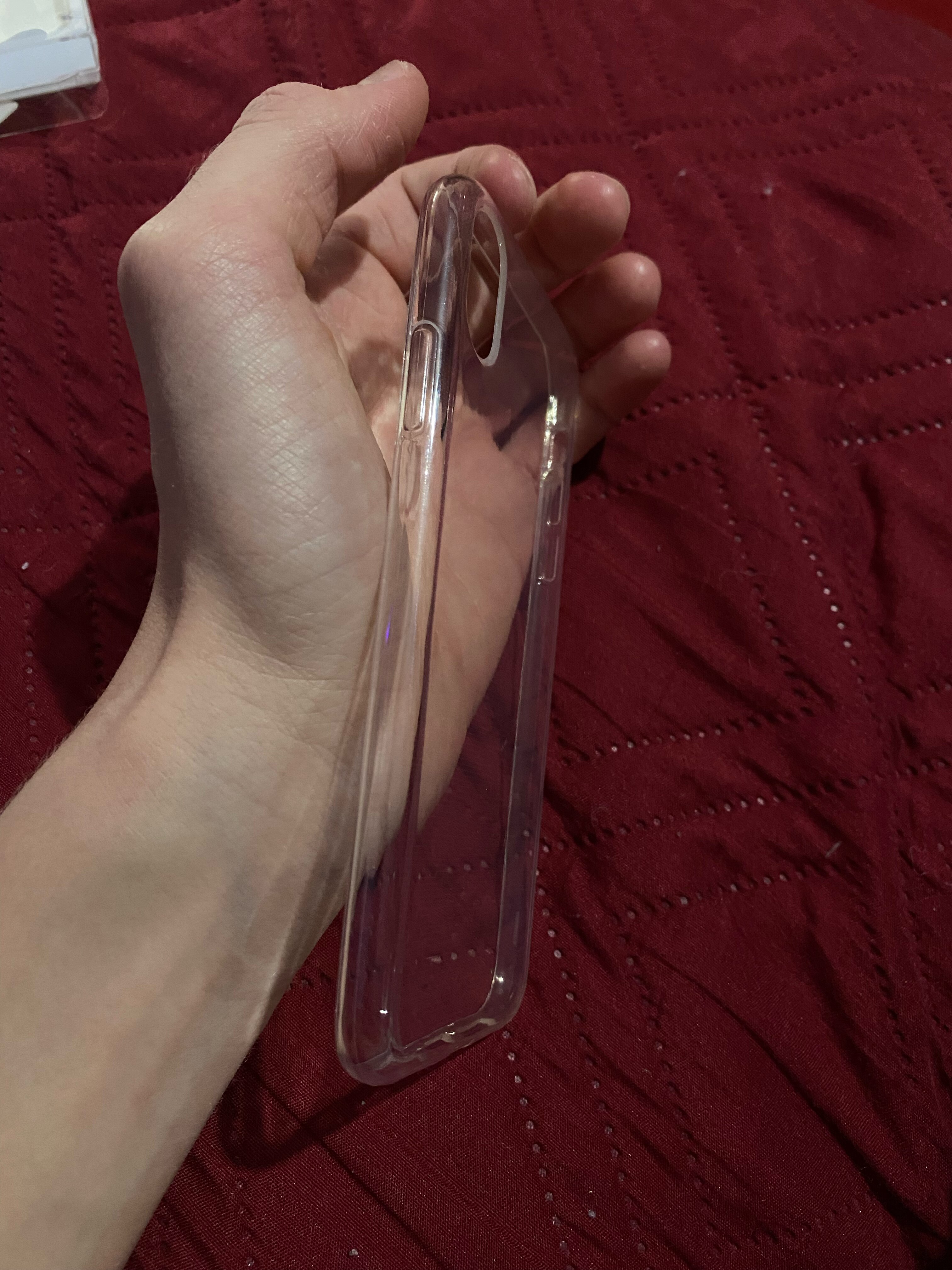 Husa protectie compatibila cu iPhone X / iPhone XS din silicon transparent, ultra-slim 0.3 mm, perfect fit, anti alunecare, PlanetPhone