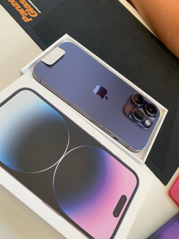 Telefon mobil Apple iPhone 14 Pro, 128GB, 5G, Deep Purple - eMAG.ro