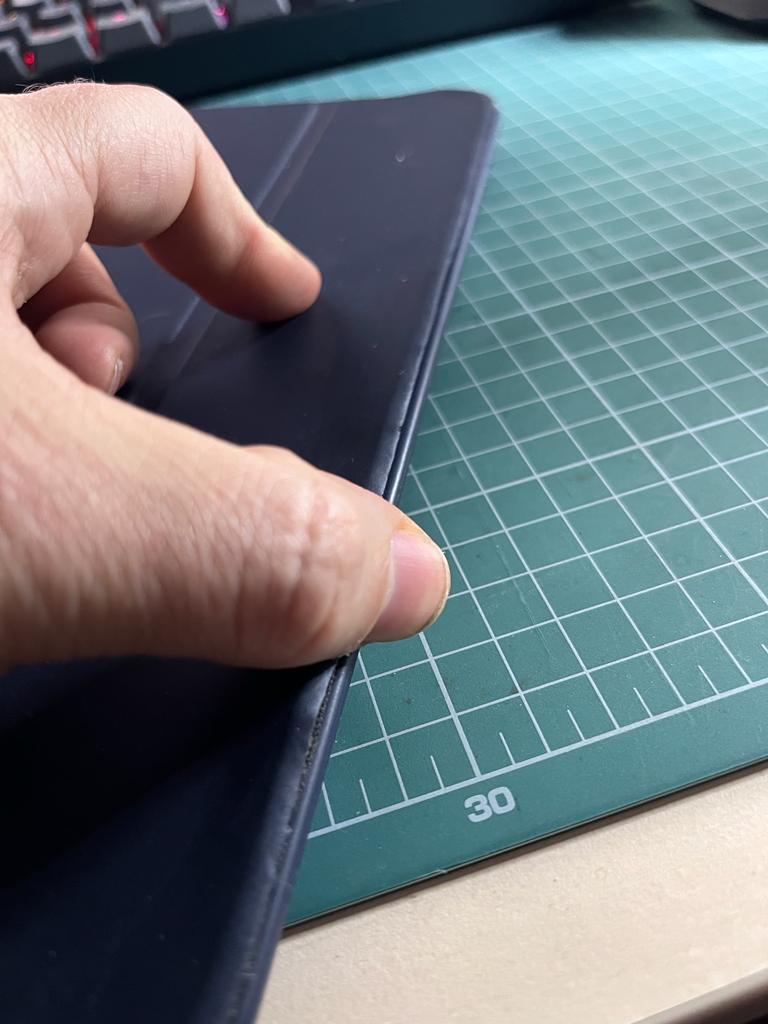 Husa Tech-Protect Smartcase Pen compatibila cu iPad 10.2 inch (2019/2020/2021) Navy Blue