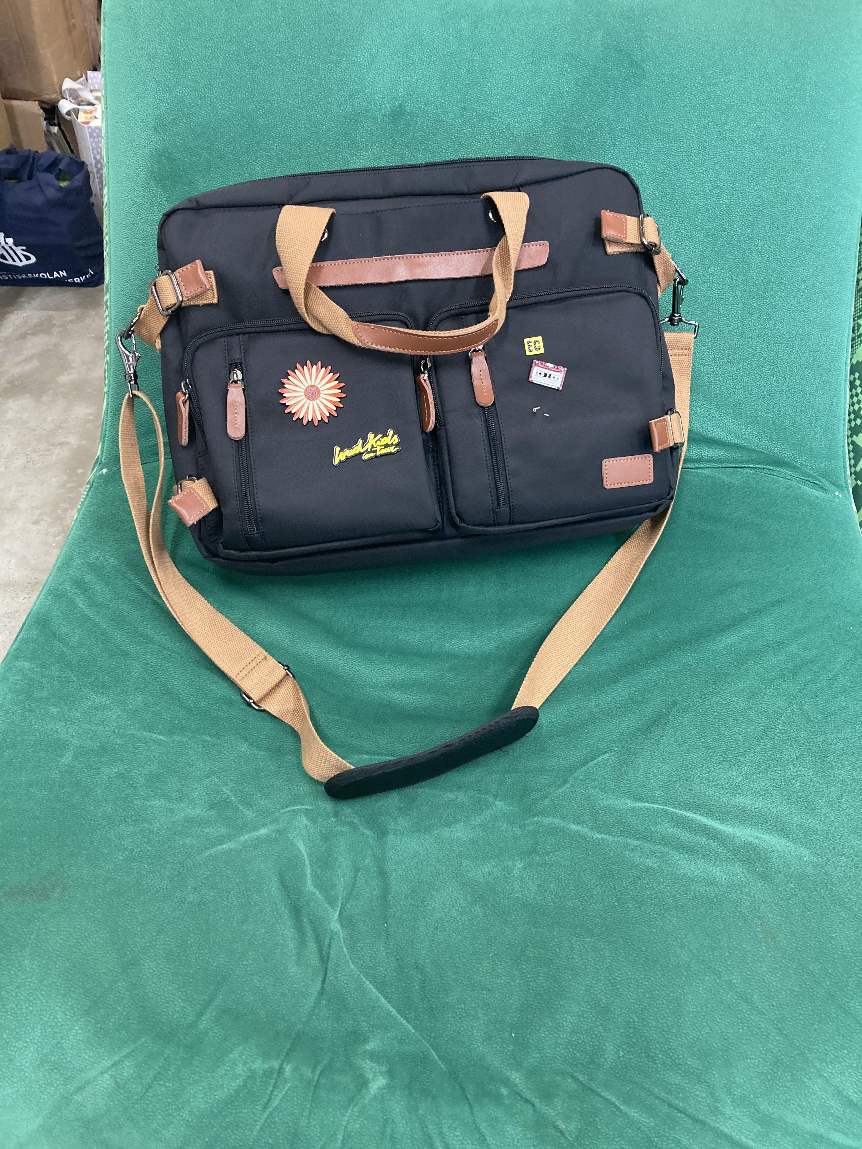 Geanta laptop CoolBELL, 17.3", Atasabil la bagaje, Gri