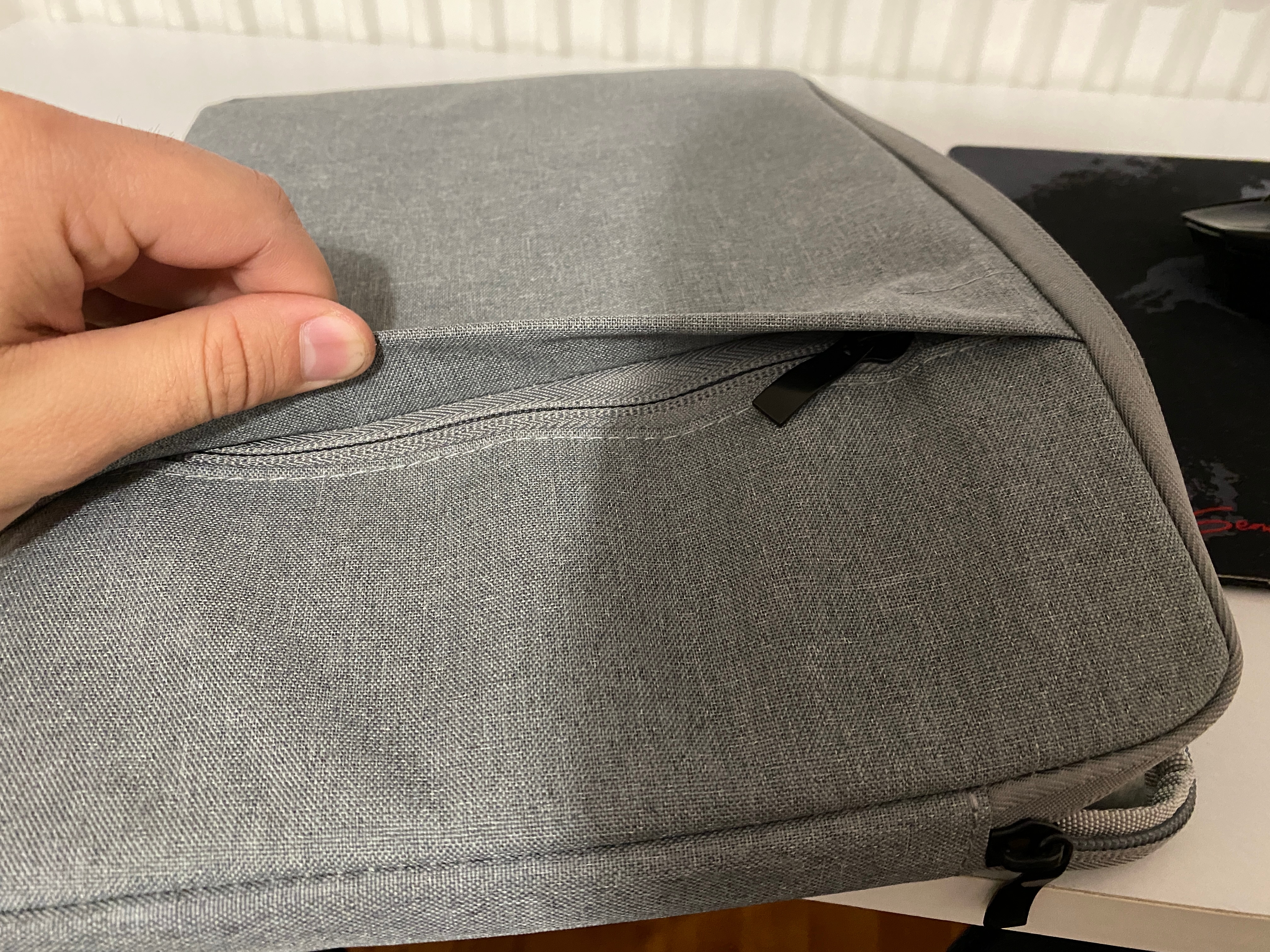 Husa compatibila Macbook Air Pro, Plastic, Etui, 33 cm, Gri