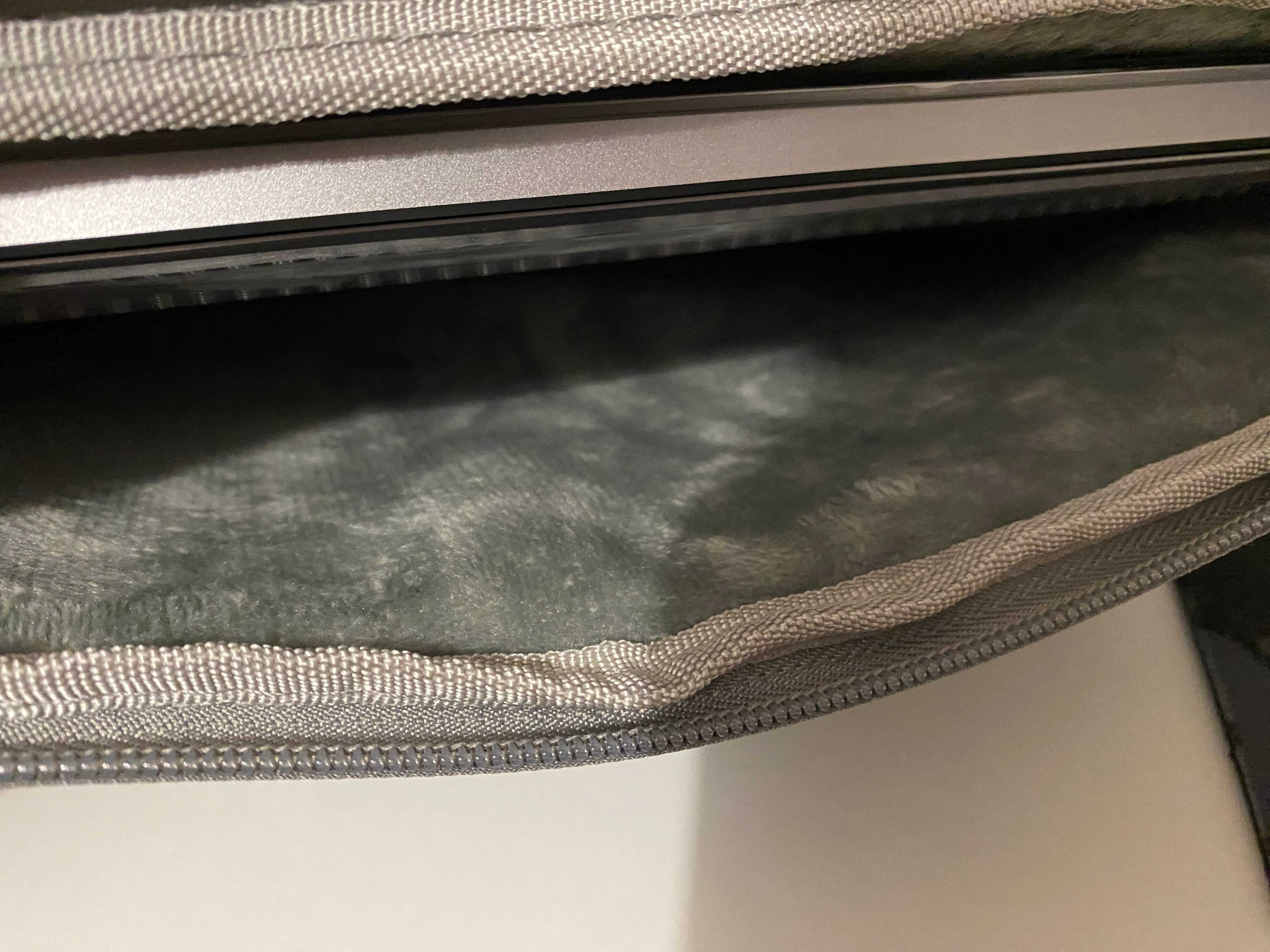 Husa compatibila Macbook Air Pro, Plastic, Etui, 33 cm, Gri