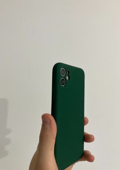 Husa Daden® Soft Silicone compatibila cu iPhone 11, Interior din Microfibra, Protectie la camera, Protectie sporita, Negru