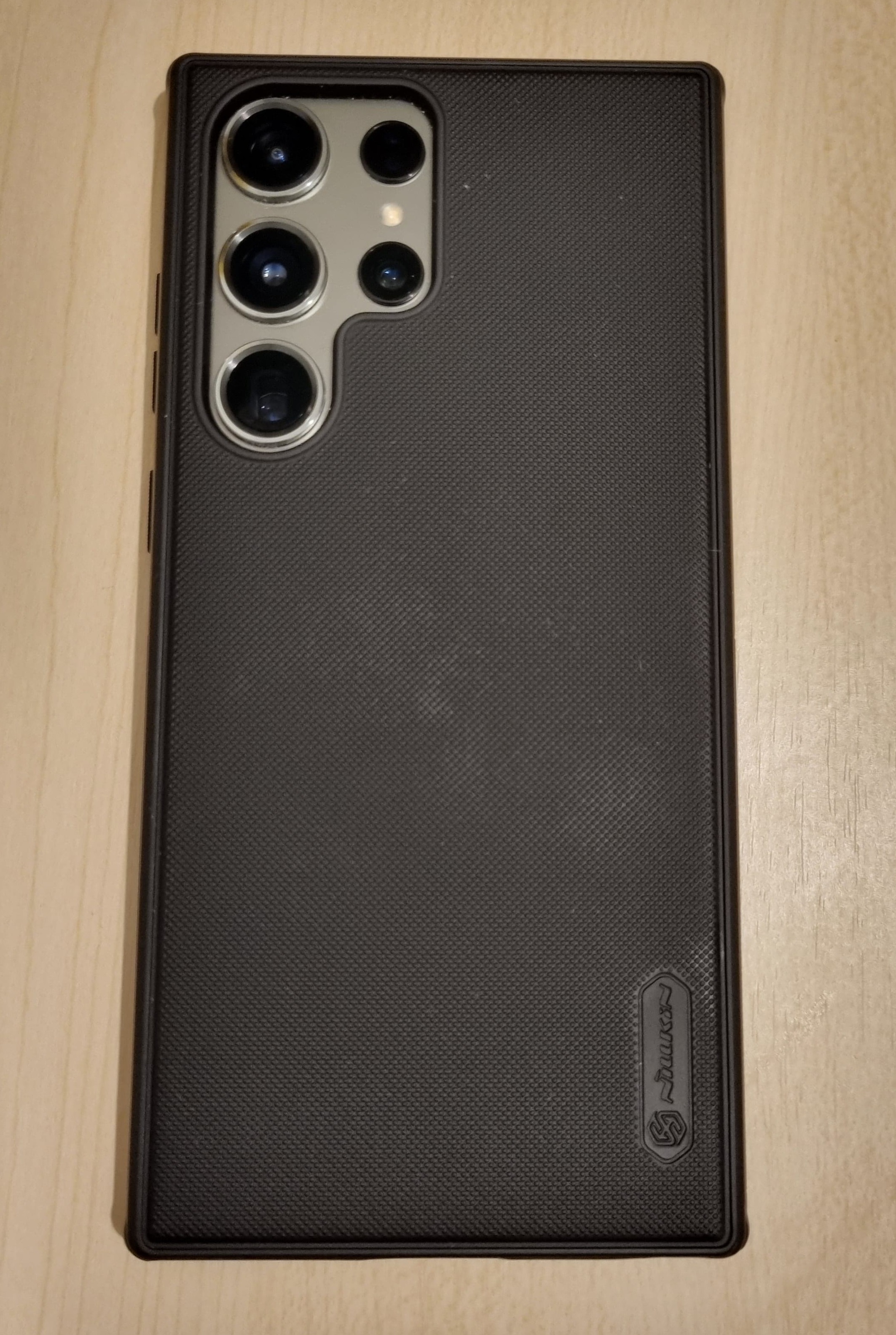 Husa pentru Samsung Galaxy S23 Ultra - Nillkin Super Frosted Shield Pro - Black
