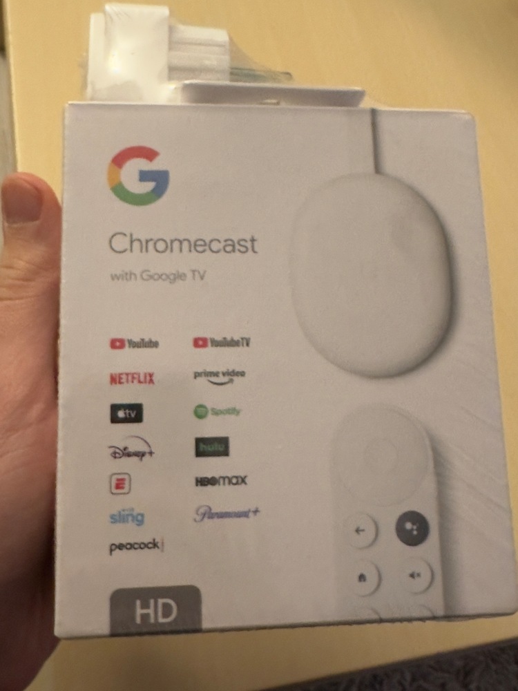 Google Chromecast Google TV, HD, HDMI, Bluetooth, Wi-Fi