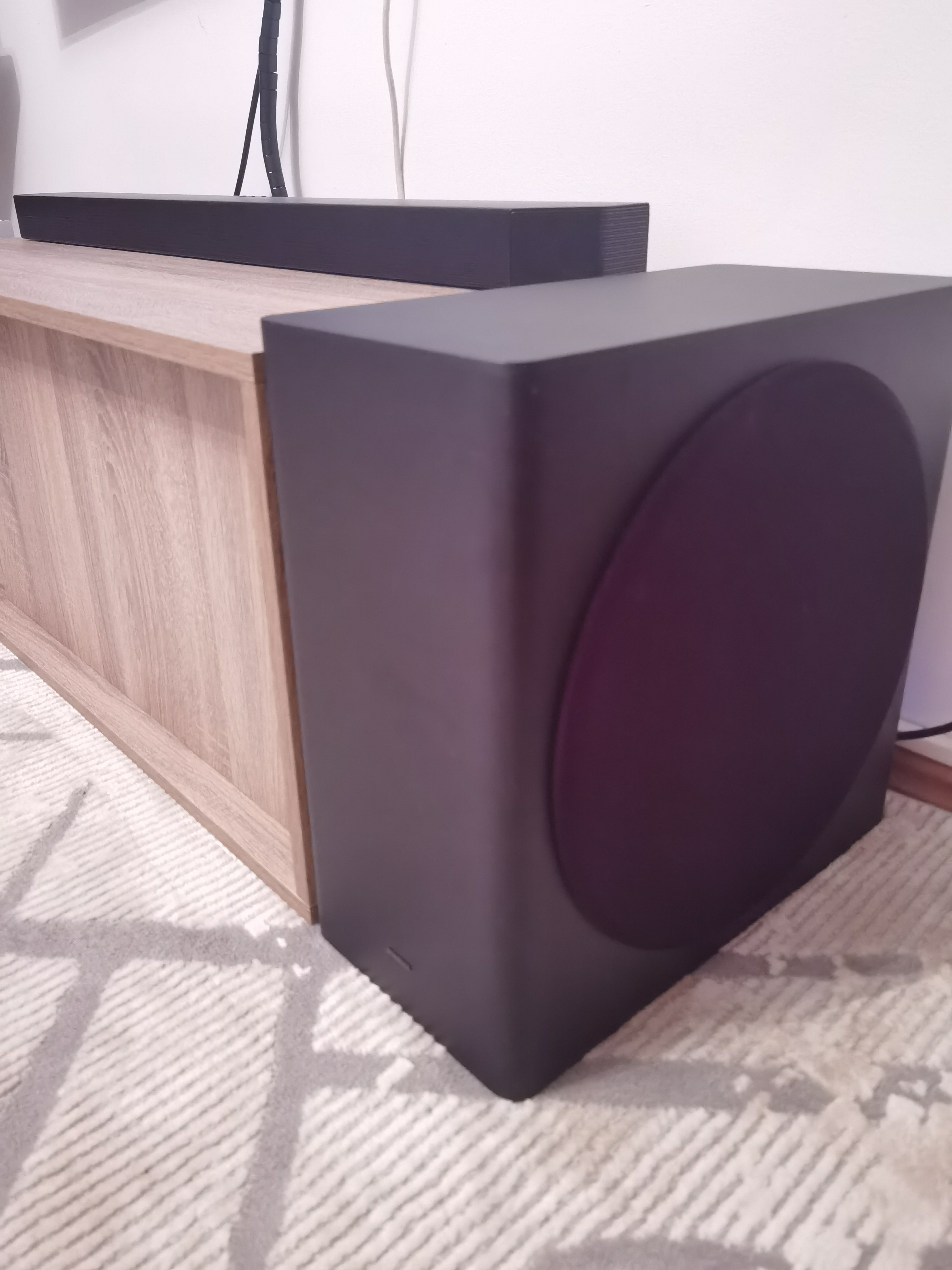 Soundbar Samsung HW-Q800C, 5.1.2, 360W, Bluetooth, Wi-Fi, Subwoofer Wireless, Dolby Atmos, Negru