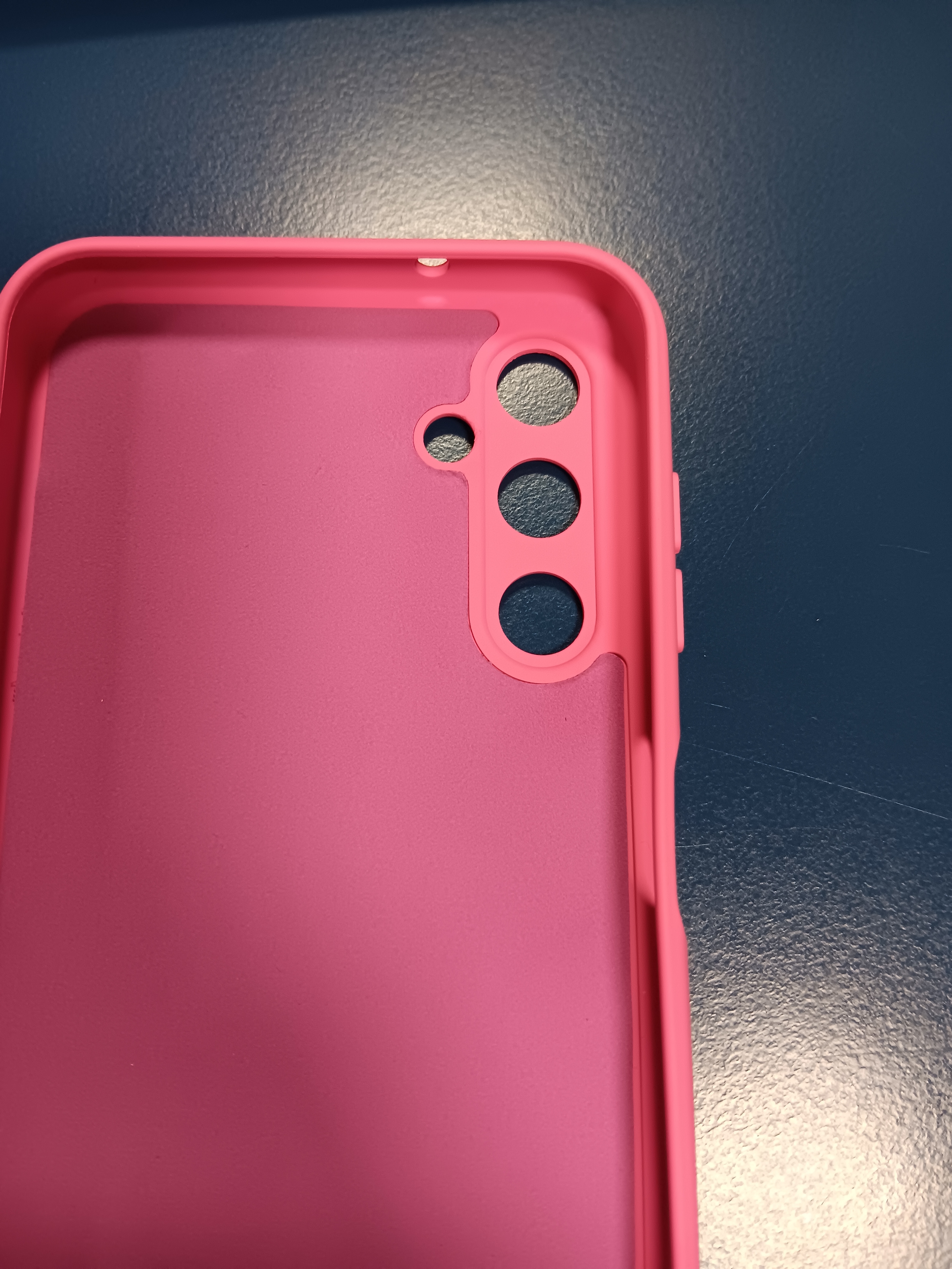 Husa Joyshell pentru Samsung Galaxy A14, SIlicon Catifelat Cu Interior Microfibra, Protectie la Camere, Albastru
