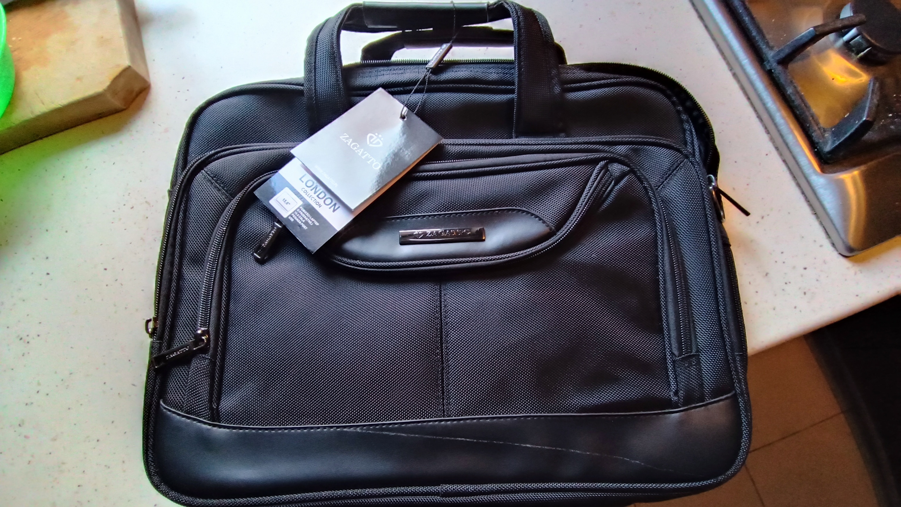 Geanta laptop, Zagato, 15.6", LONDON, 11SG-0107D, Negru