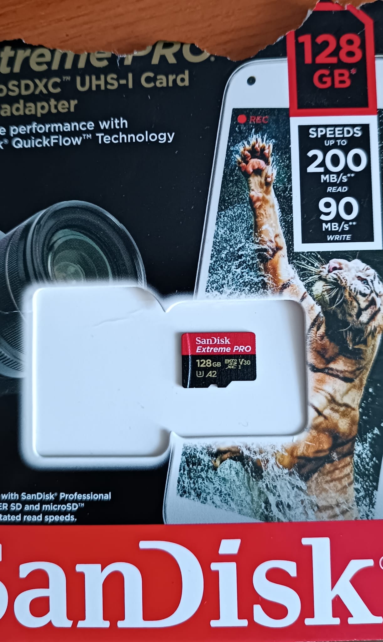 Card de memorie SanDisk Extreme PRO microSDXC 512GB, pana la 200MB