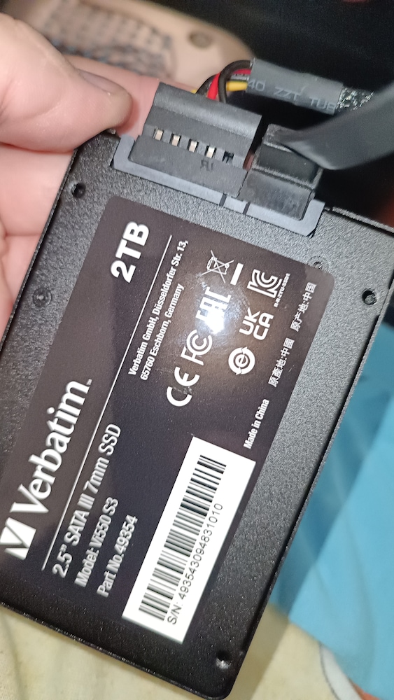 Solid State Drive (SSD) Verbatim Vi550, 1TB, 2.5