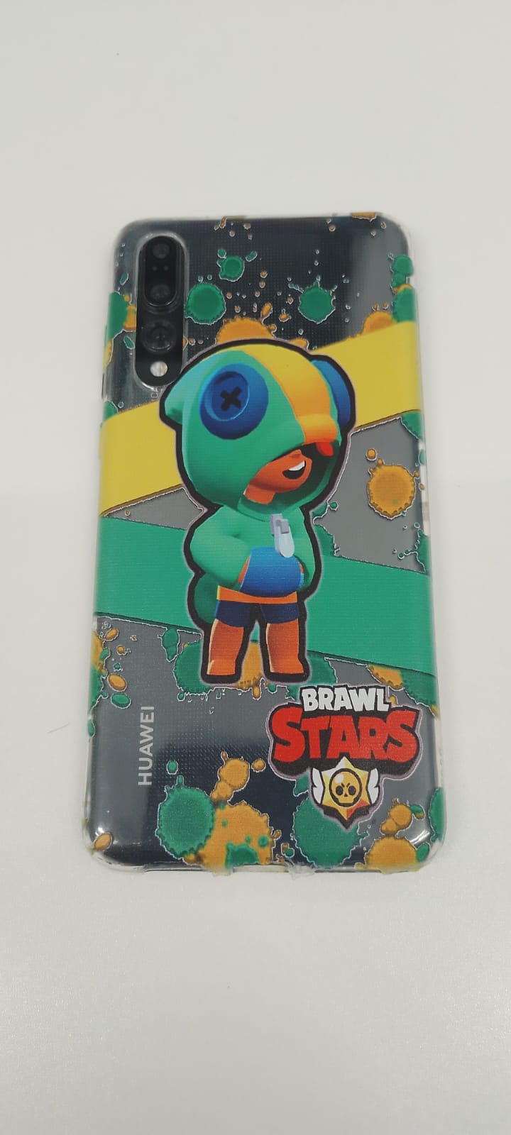 Husa Brawl Stars Leon, pentru Huawei P20 Pro, rezistenta la uzura, anti-alunecare, din silicon Premium, 647