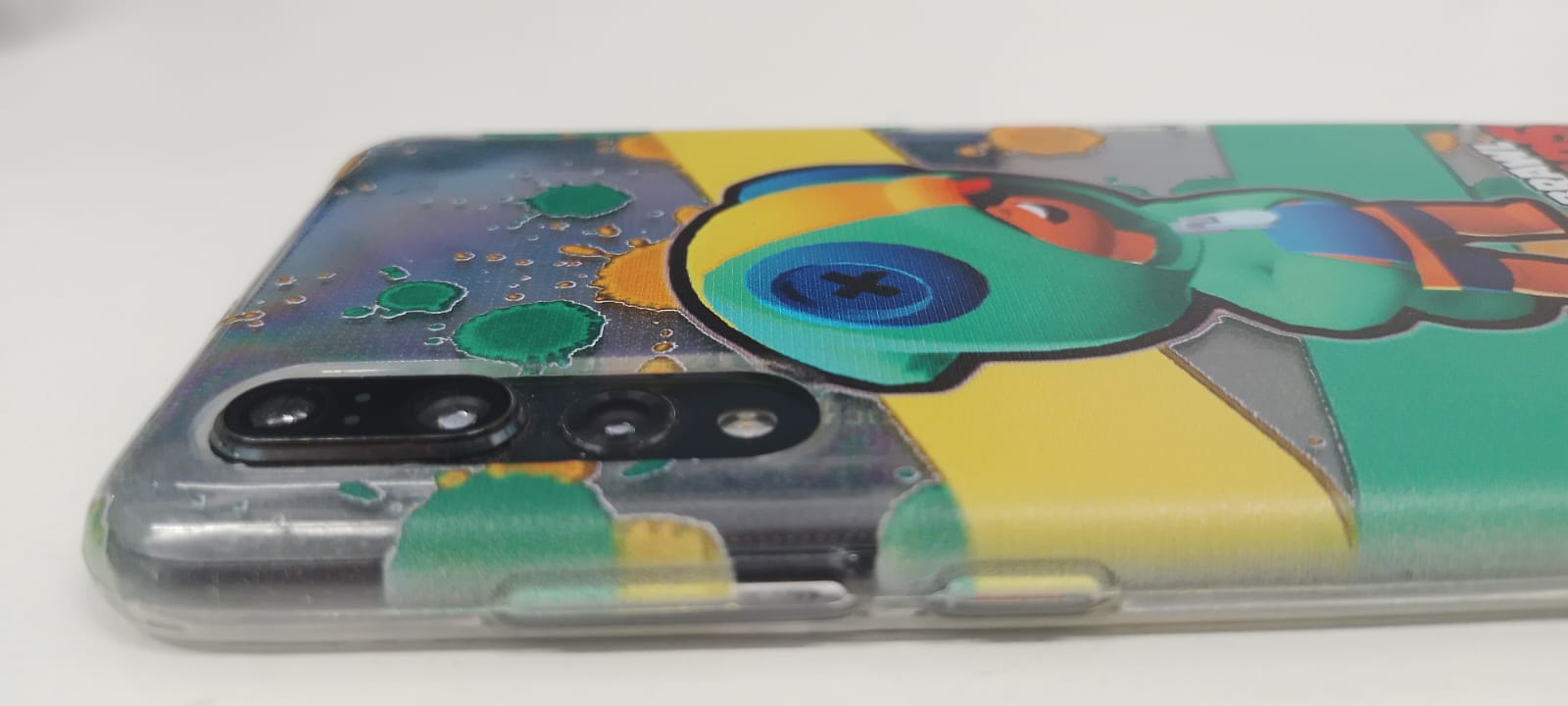 Husa Brawl Stars Leon, pentru Huawei P20 Pro, rezistenta la uzura, anti-alunecare, din silicon Premium, 647