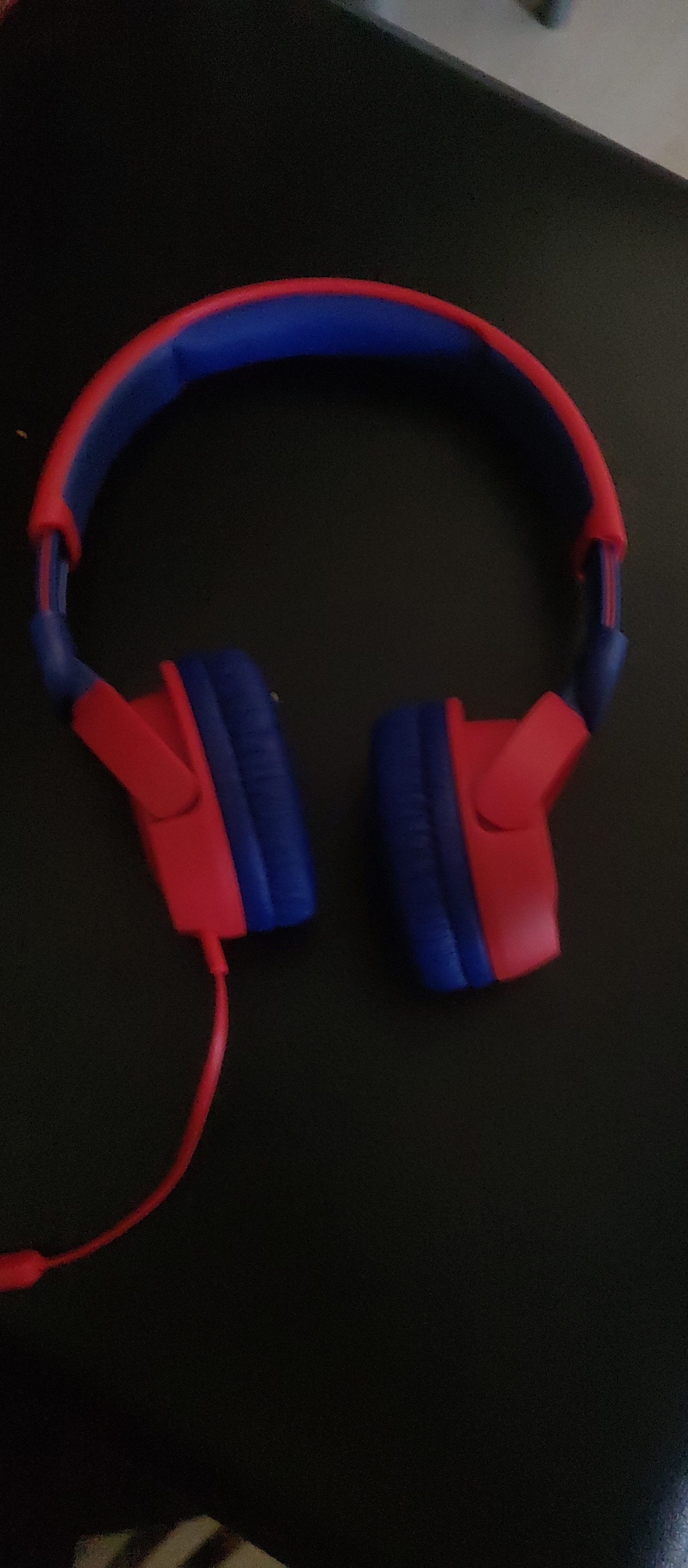 Casti pentru copii On Ear JBL JR310, Cu fir, Rosu