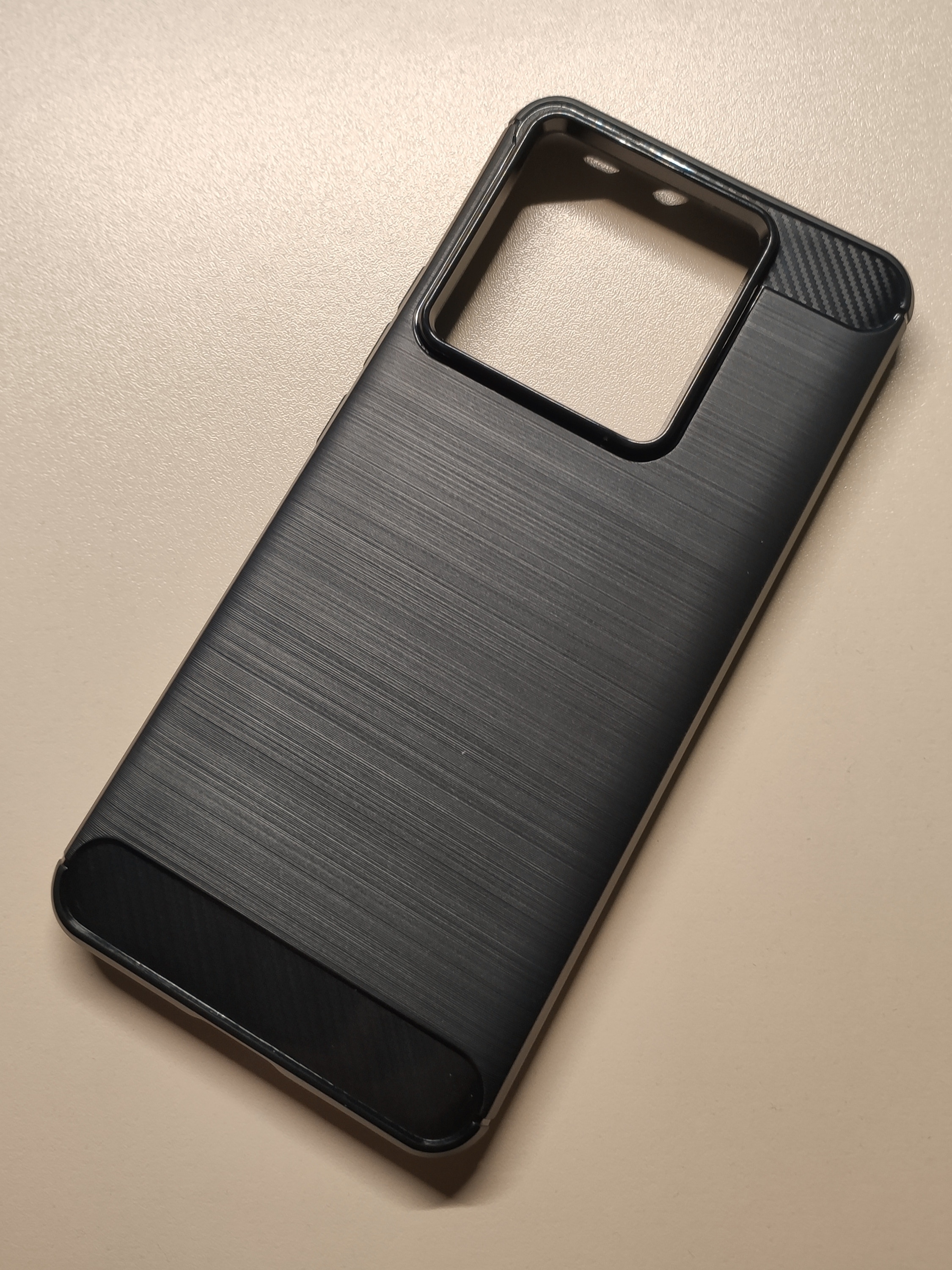 Husa pentru Xiaomi 13T / 13T Pro - Techsuit Carbon Silicone - Black