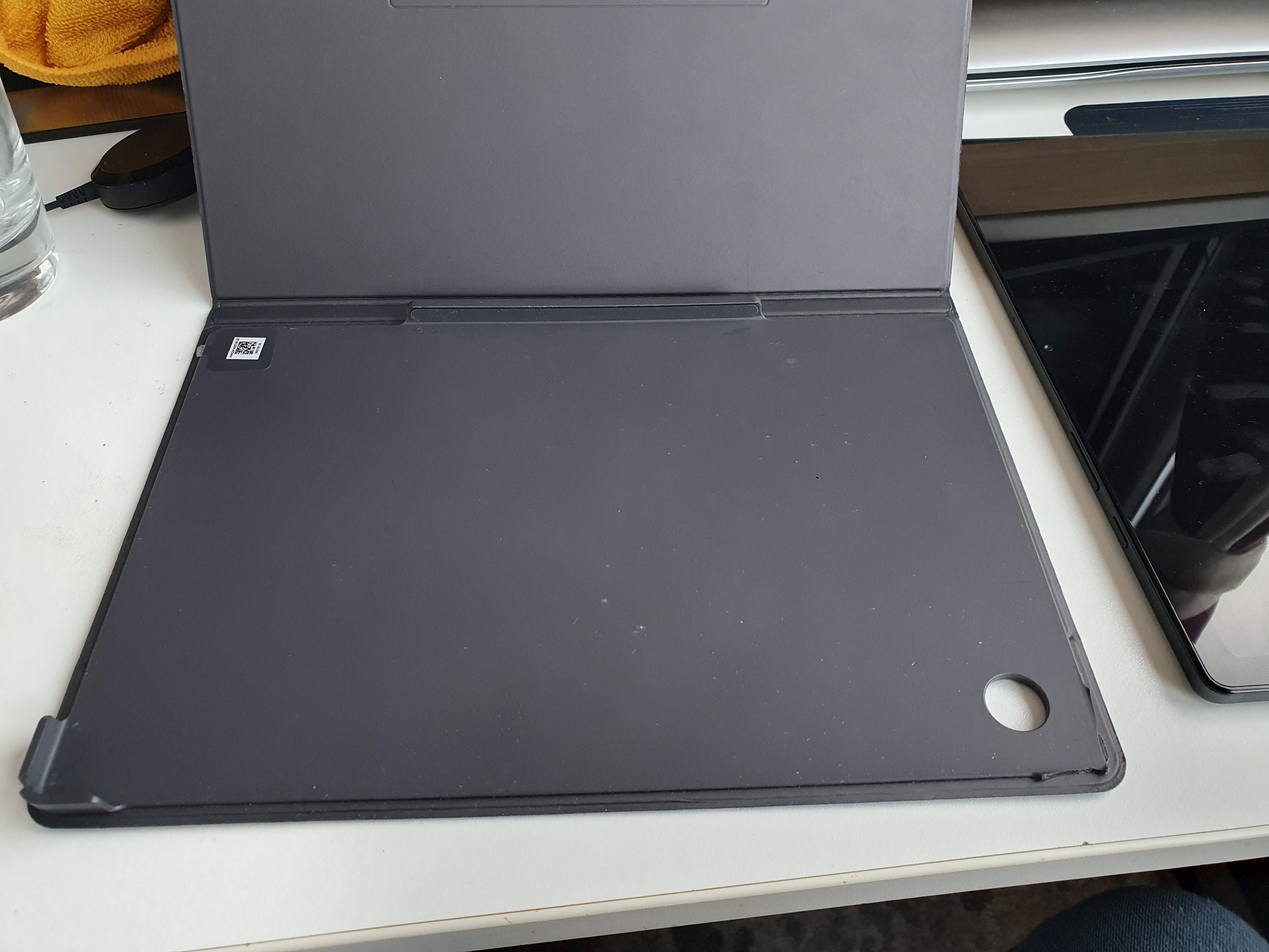 Husa de protectie Samsung Book Cover pentru Tab A8, Dark Gray