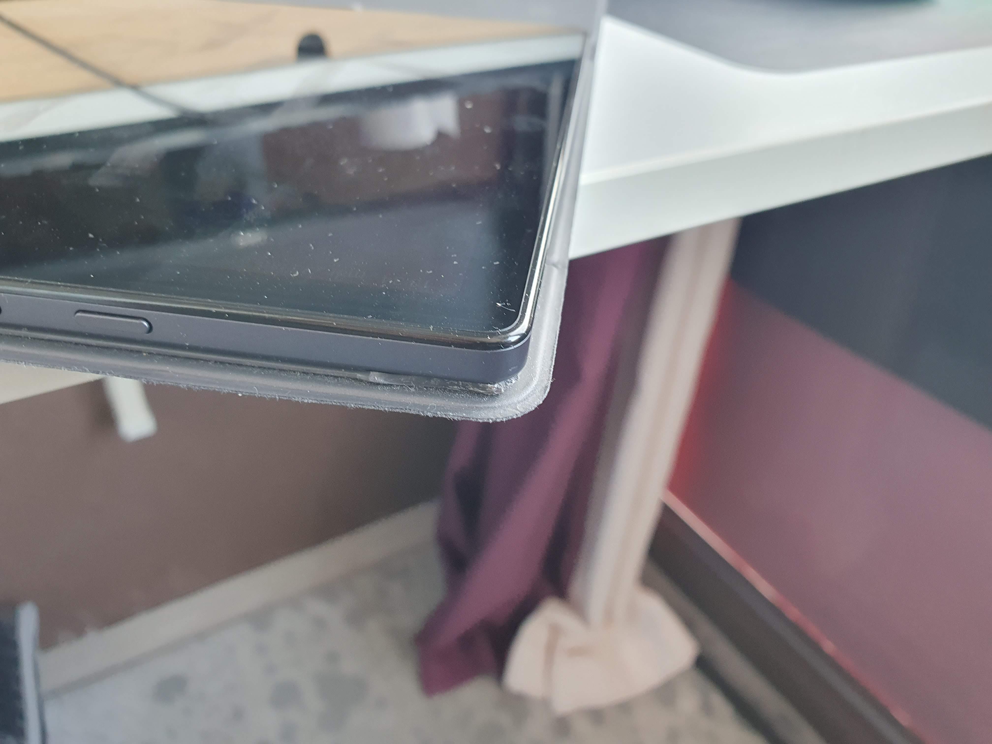 Husa de protectie Samsung Book Cover pentru Tab A8, Dark Gray