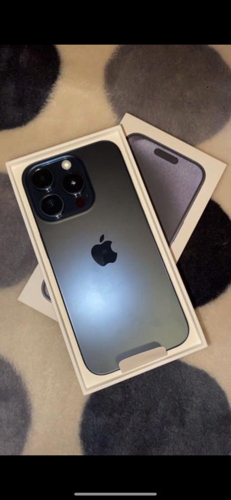 Telefon mobil Apple iPhone 15 Pro, 128GB, 5G, Blue Titanium - eMAG.ro