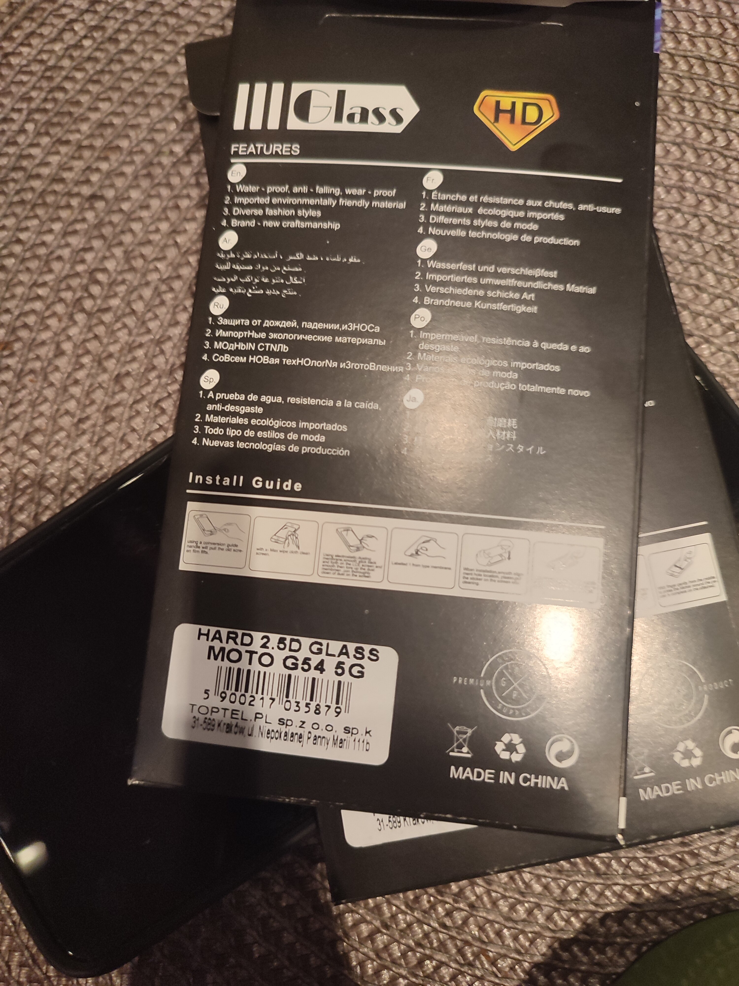 Folie de protectie tempered glass pentru Motorola Moto G14 / G54 / G73