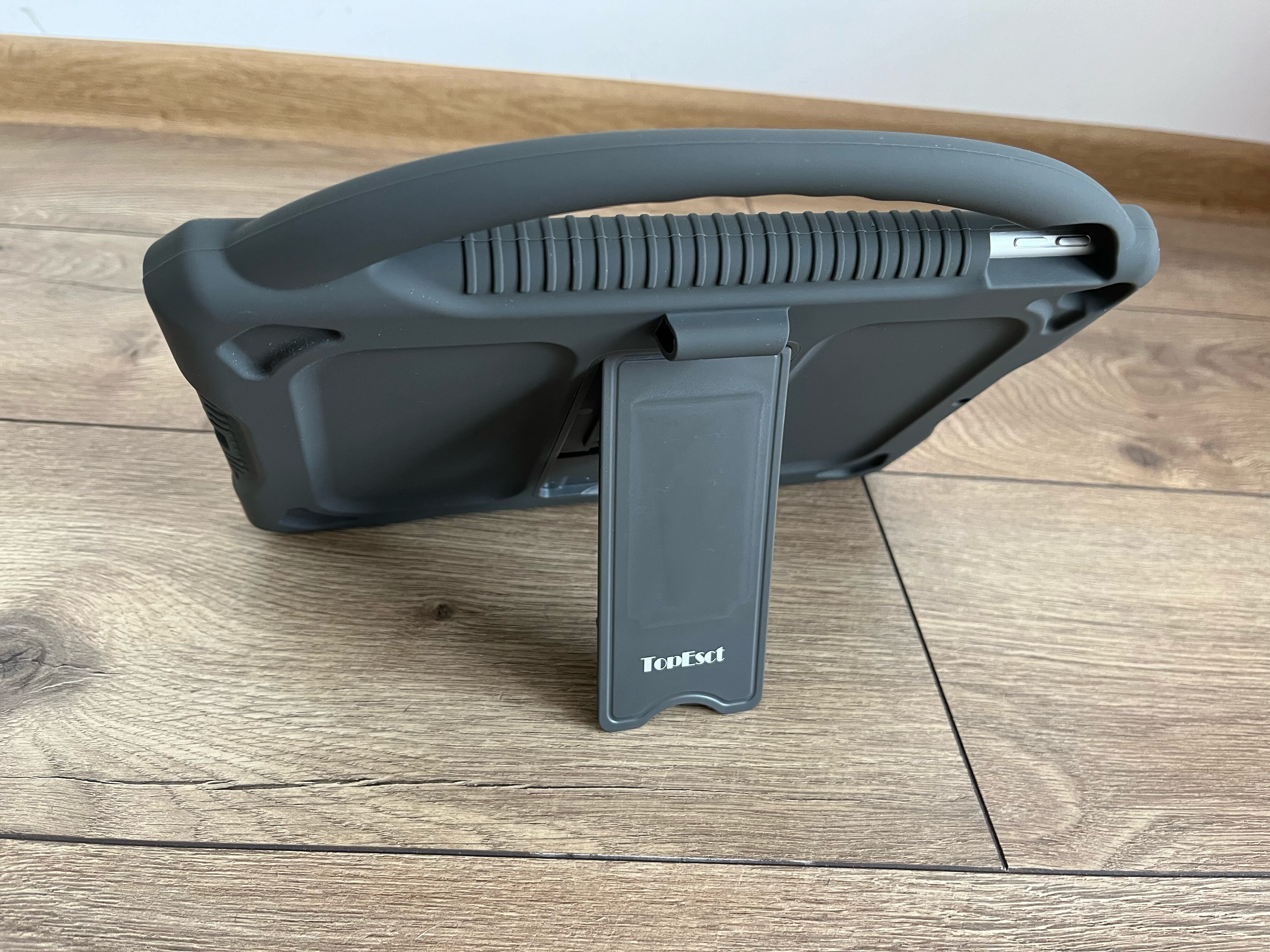 Husa protectie tableta, TopEsct, Silicon, Compatibil cu Apple iPad 10.2", Negru