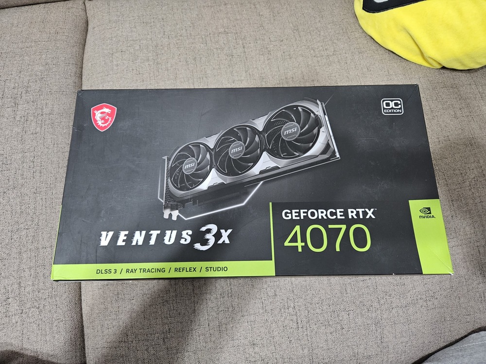 Placa video MSI GEFORCE RTX 4070 VENTUS 3X E 12G OC, 12GB GDDR6X