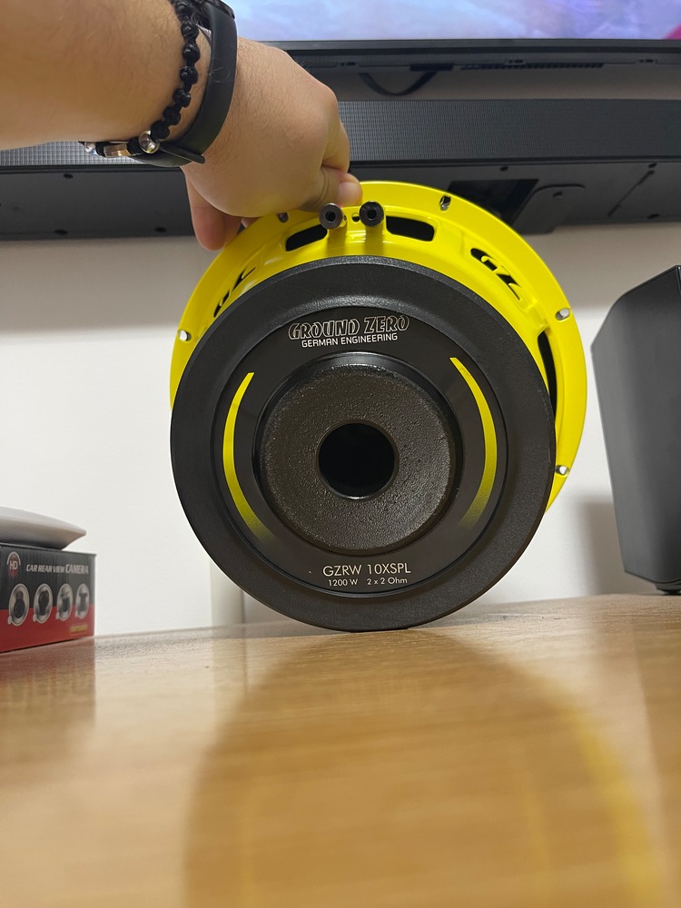 Subwoofer auto SPL Ground Zero Radioactive, GZRW 10XSPL