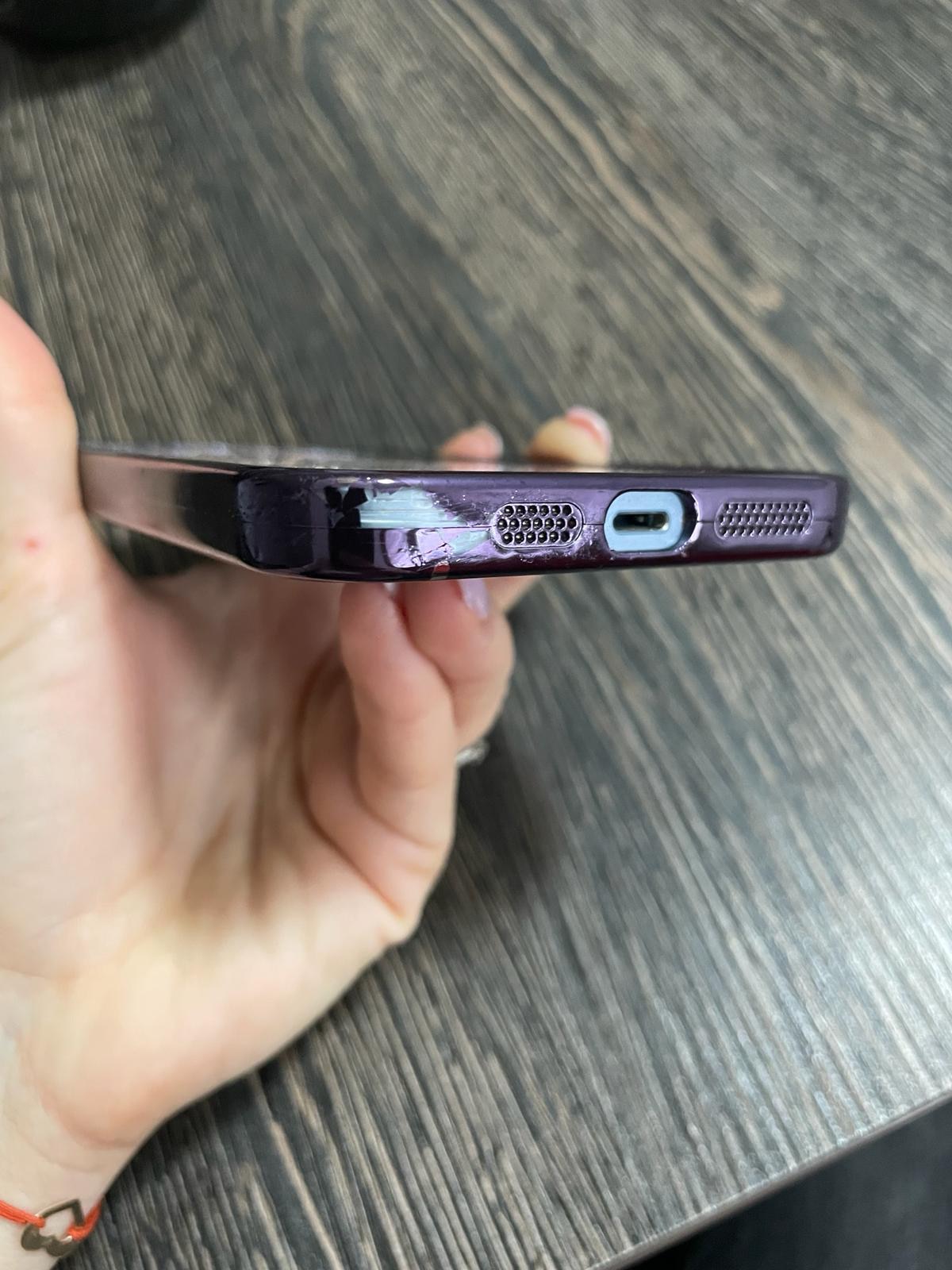 Husa PremiumCell Magsafe Luxury pentru Iphone 14 Plus cu protectie la camera, Antisoc, Transparent cu margini negre