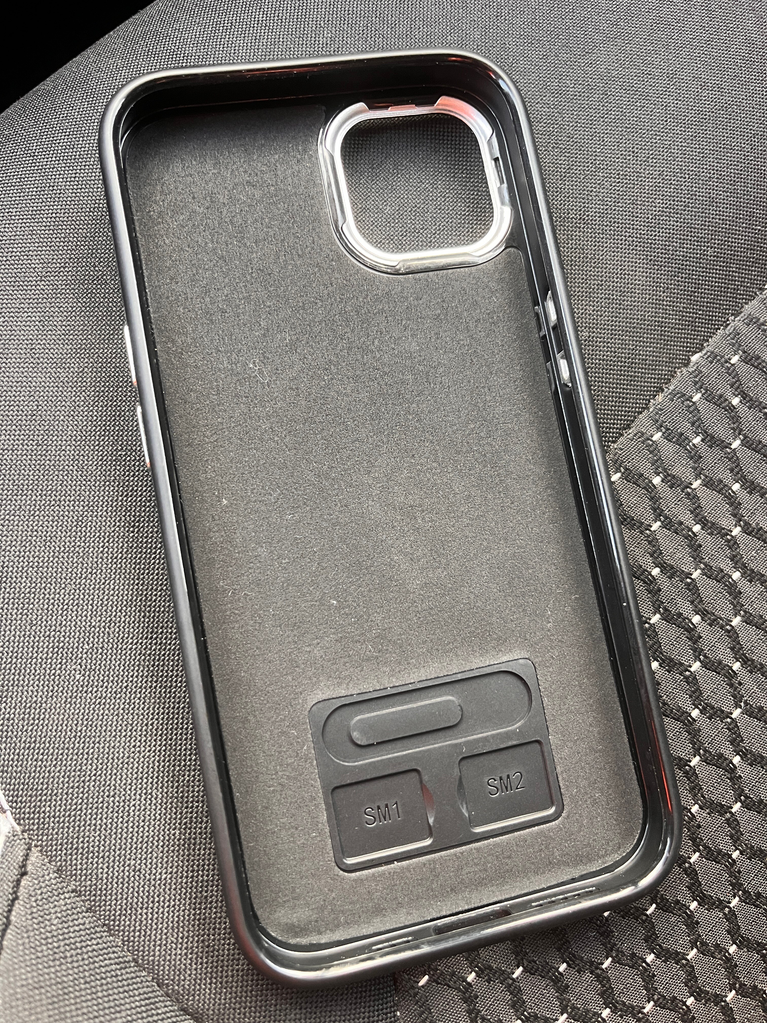 Husa protectie Flippy pentru iPhone 13 Mag Safe, 2 in 1 incarcare si magnet, Soft silicone, Negru
