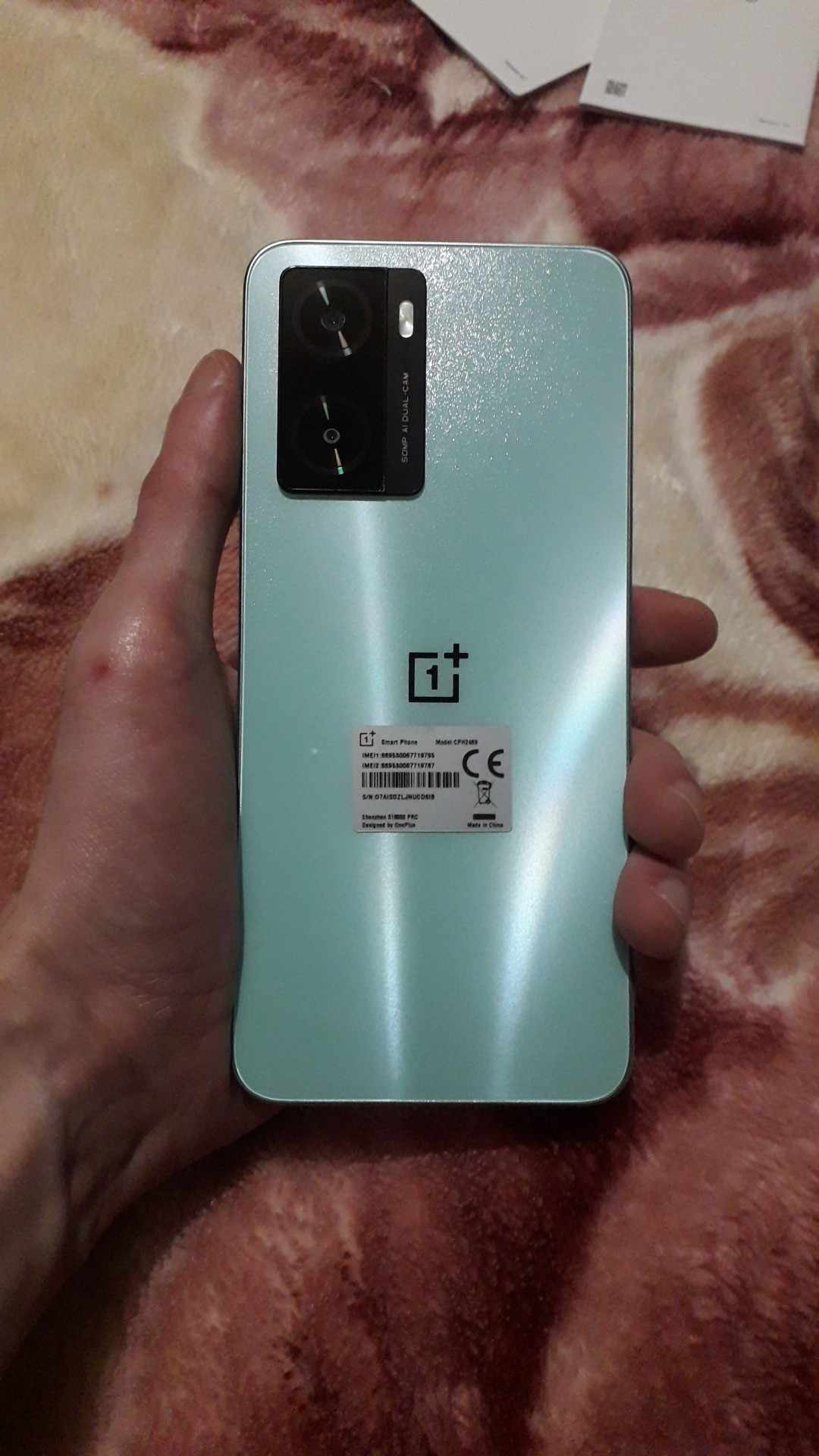 Telefon mobil OnePlus Nord N20 SE, Dual SIM, 128GB, 4GB RAM, 4G, Verde