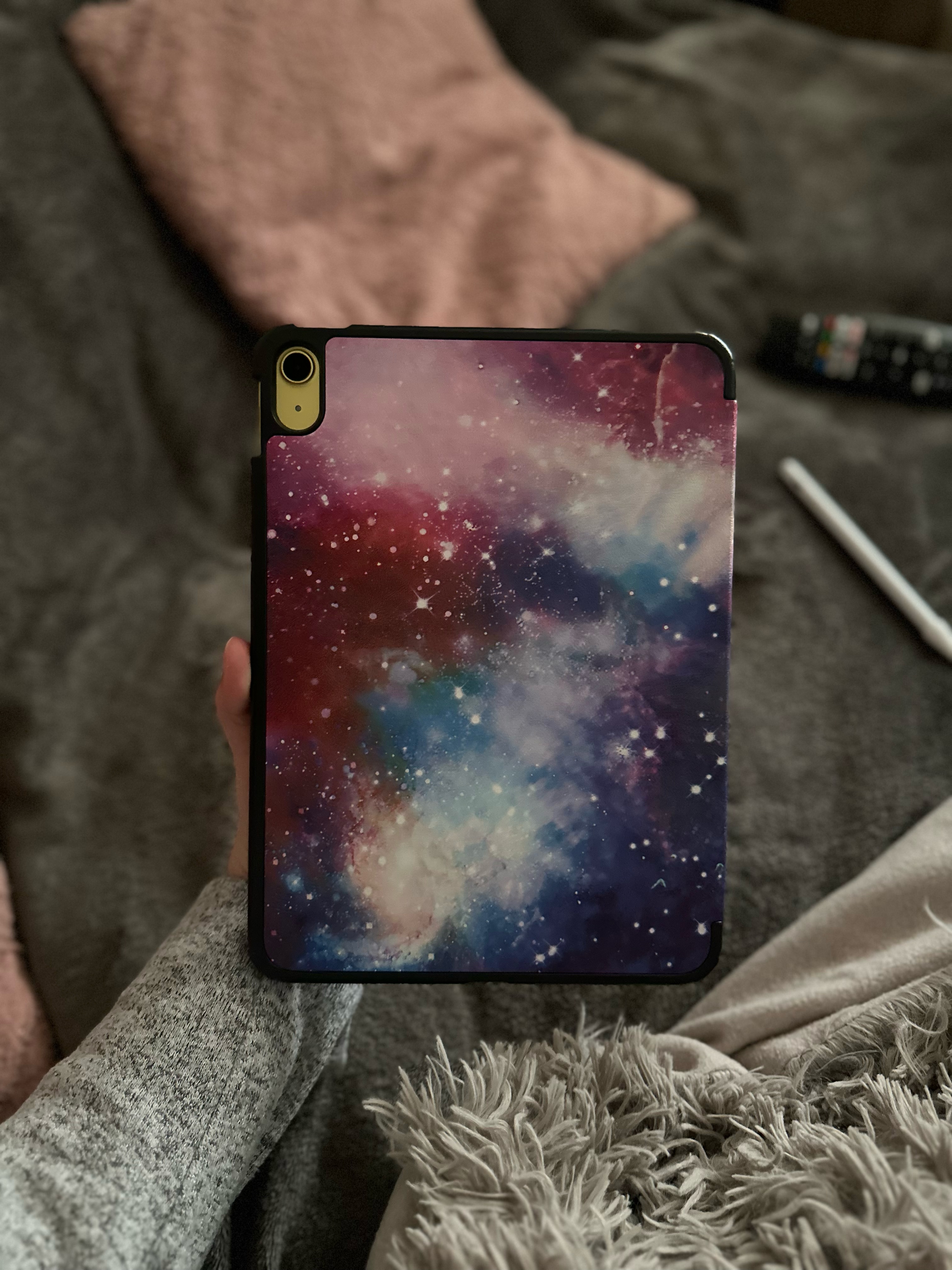 Husa de protectie Natty Pell, compatibila Apple iPad de 10.9 inch, model iPad 10 gen 2022 - floral