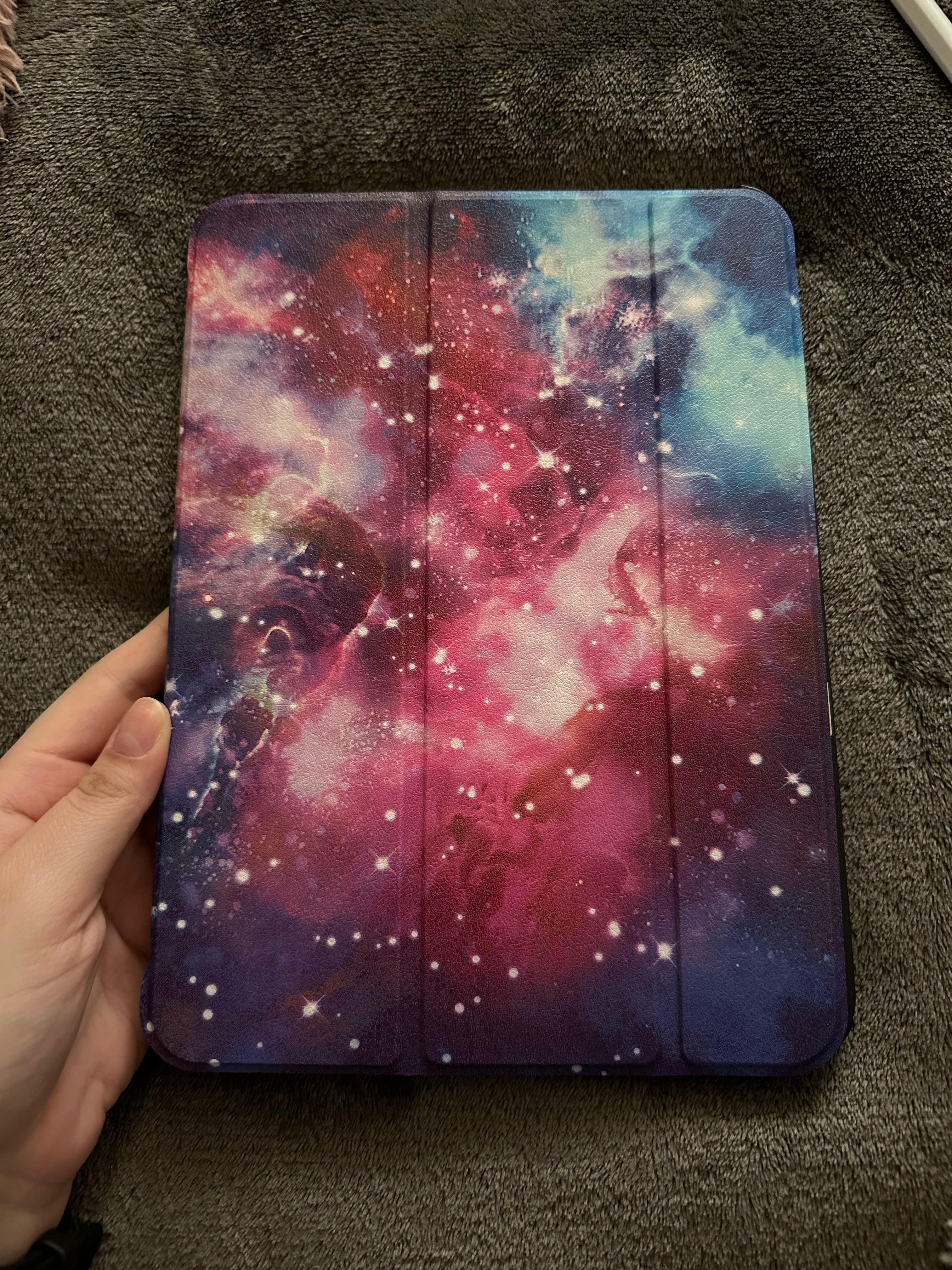 Husa de protectie Natty Pell, compatibila Apple iPad de 10.9 inch, model iPad 10 gen 2022 - floral