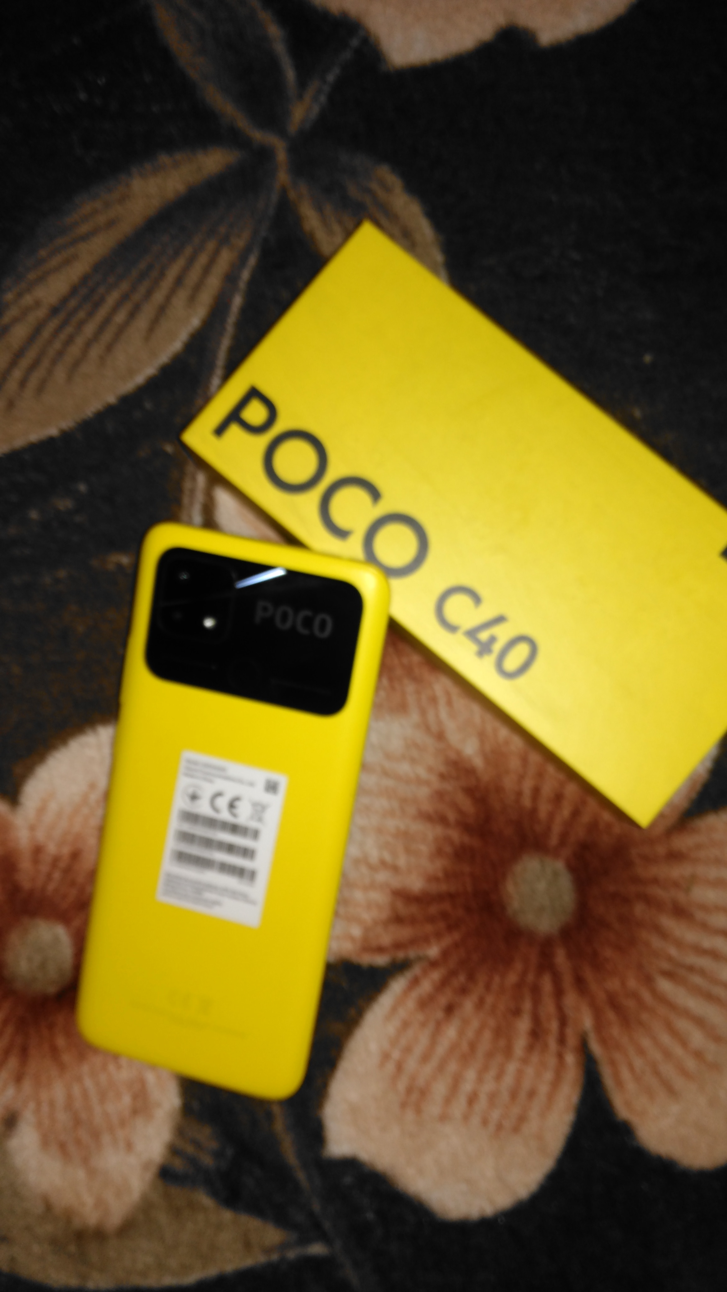 Telefon mobil XIAOMI Poco C40 Dual Sim Fizic 64GB LTE 4G Galben Global Version 4GB RAM