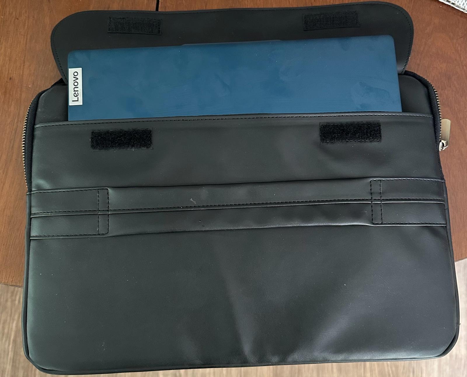 Geanta pentru Laptop 15,6 inch, Transilvanian Bags, Executive, Piele ecologica, Negru, 26x38 cm