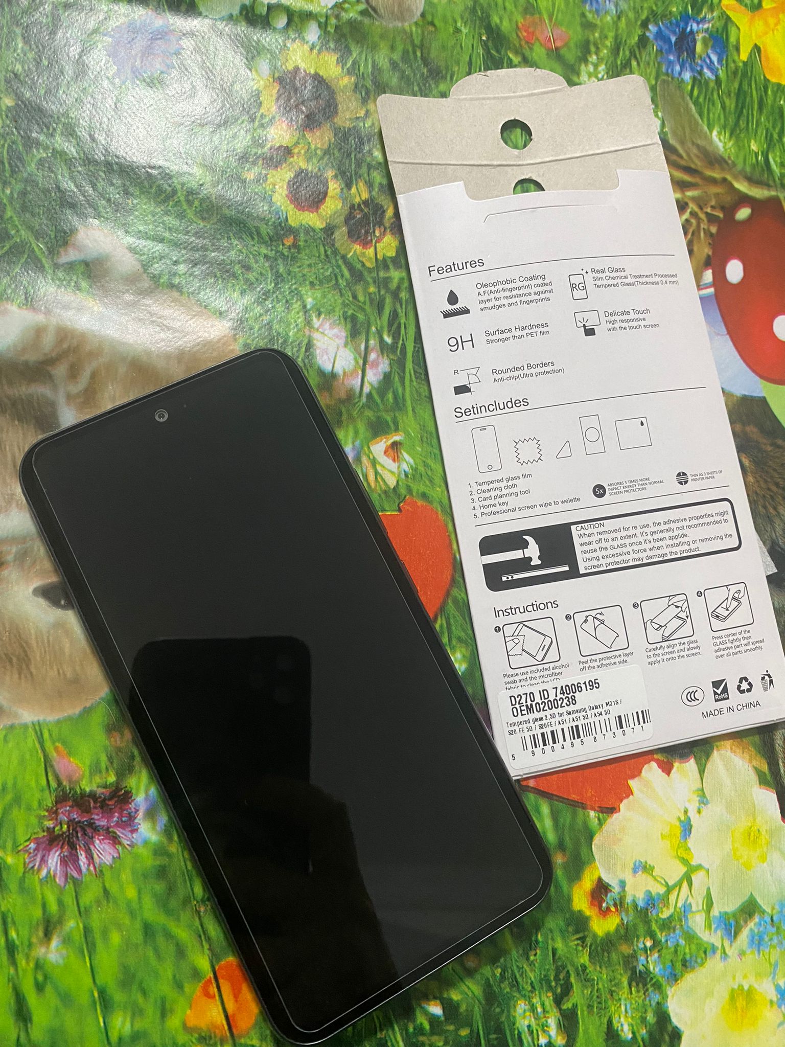 Folie de protectie tempered glass pentru Samsung Galaxy A54 5G