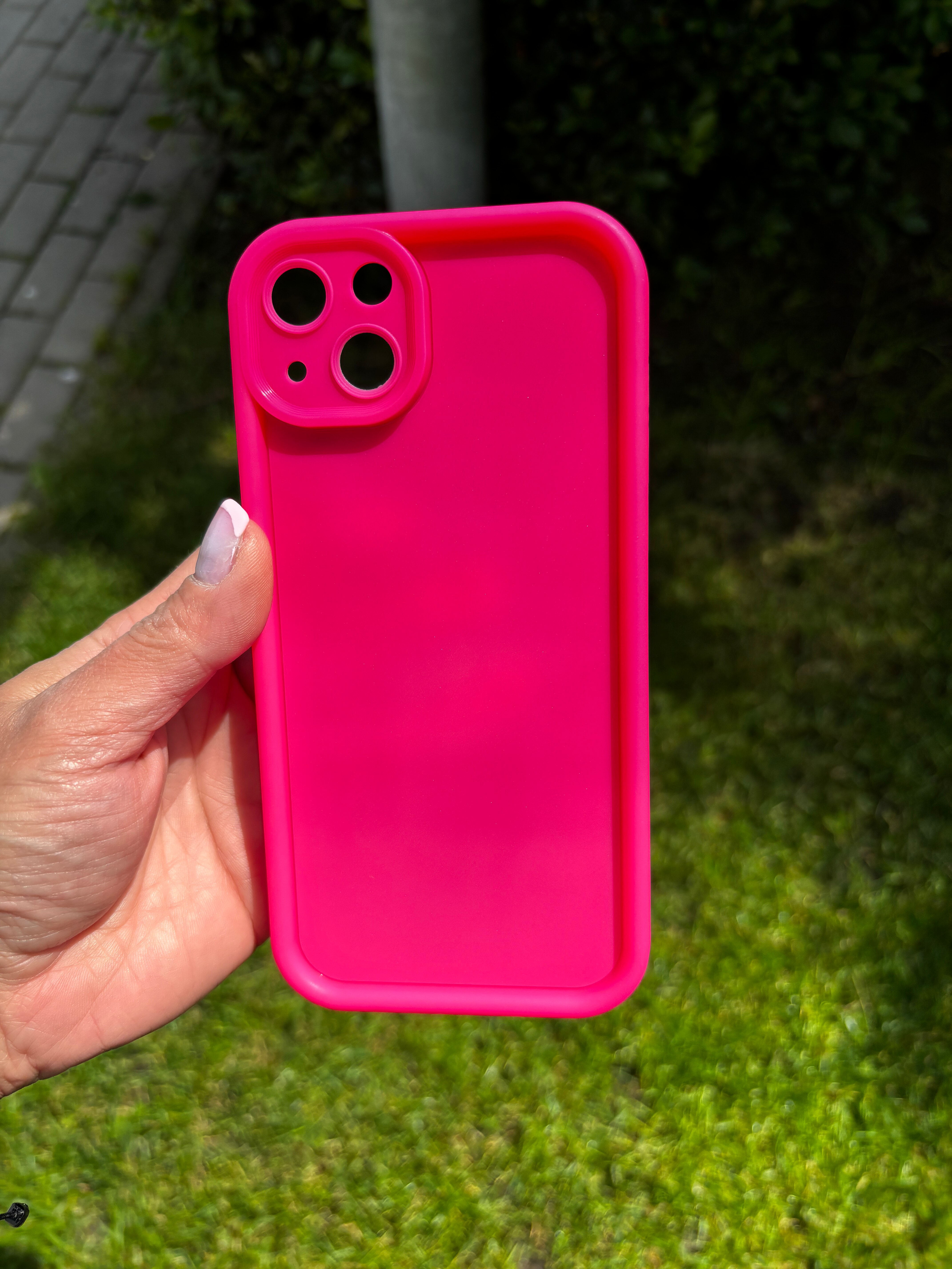 Husa de protectie compatibila cu Apple iPhone 15 Plus, cu Airbag Anti-cadere, Protectie Completa, Grena