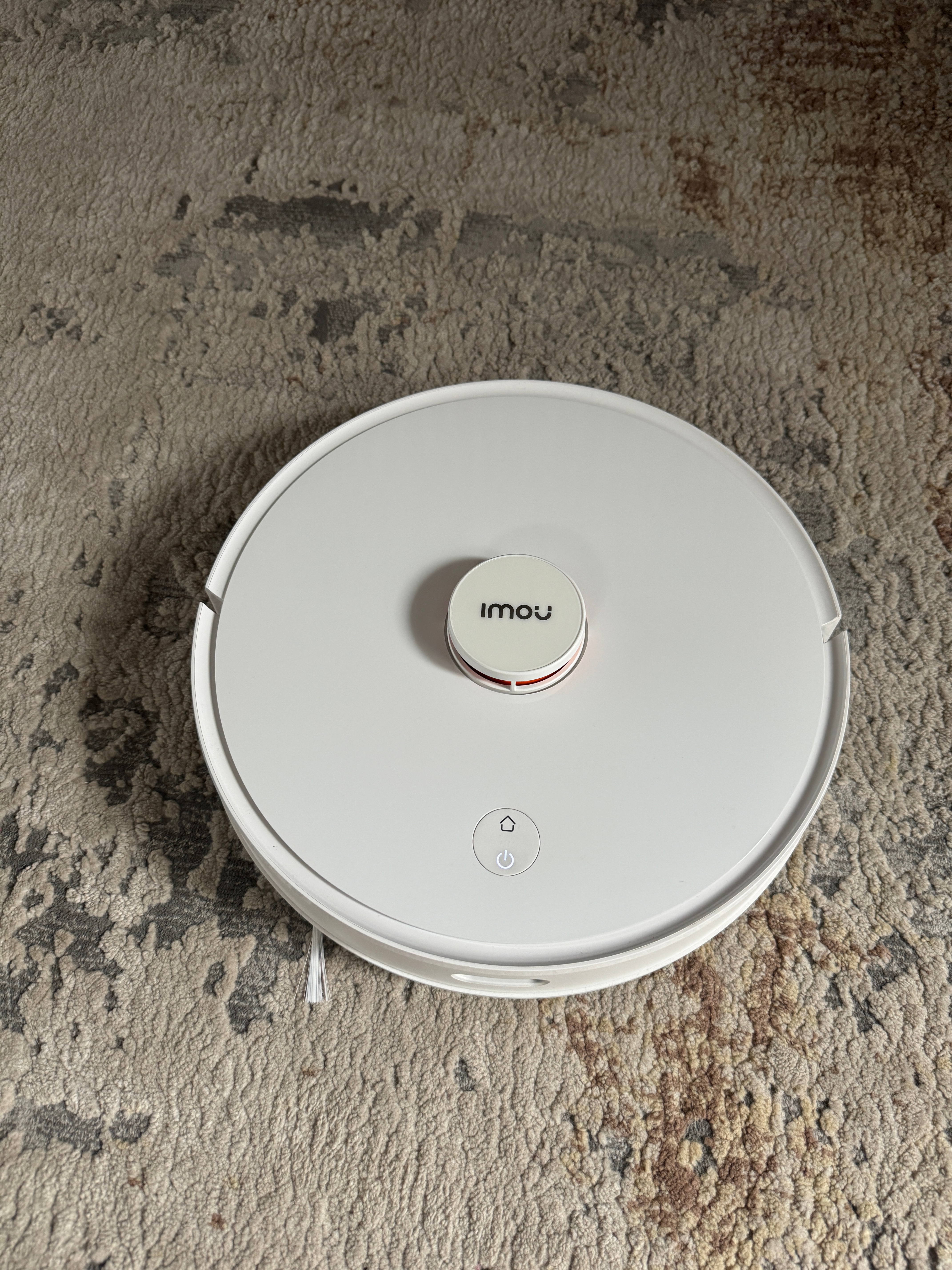 Robot de aspirare Imou RV1C, 50 W, putere de aspirare pana la 2700 Pa, autonomie max 110 min, navigare Laser, baterie 3200 mAh, capacitate rezervor apa 250 ml, capacitate cos praf 300 ml, alb