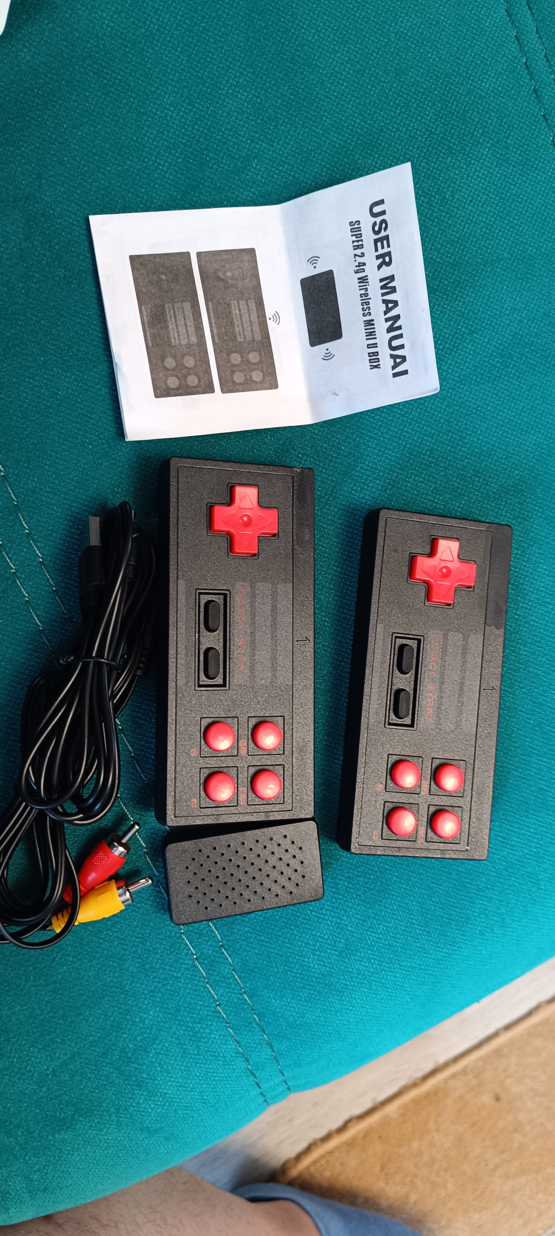 Consola jocuri mini, 620 de jocuri retro, AV, gri, Gonga