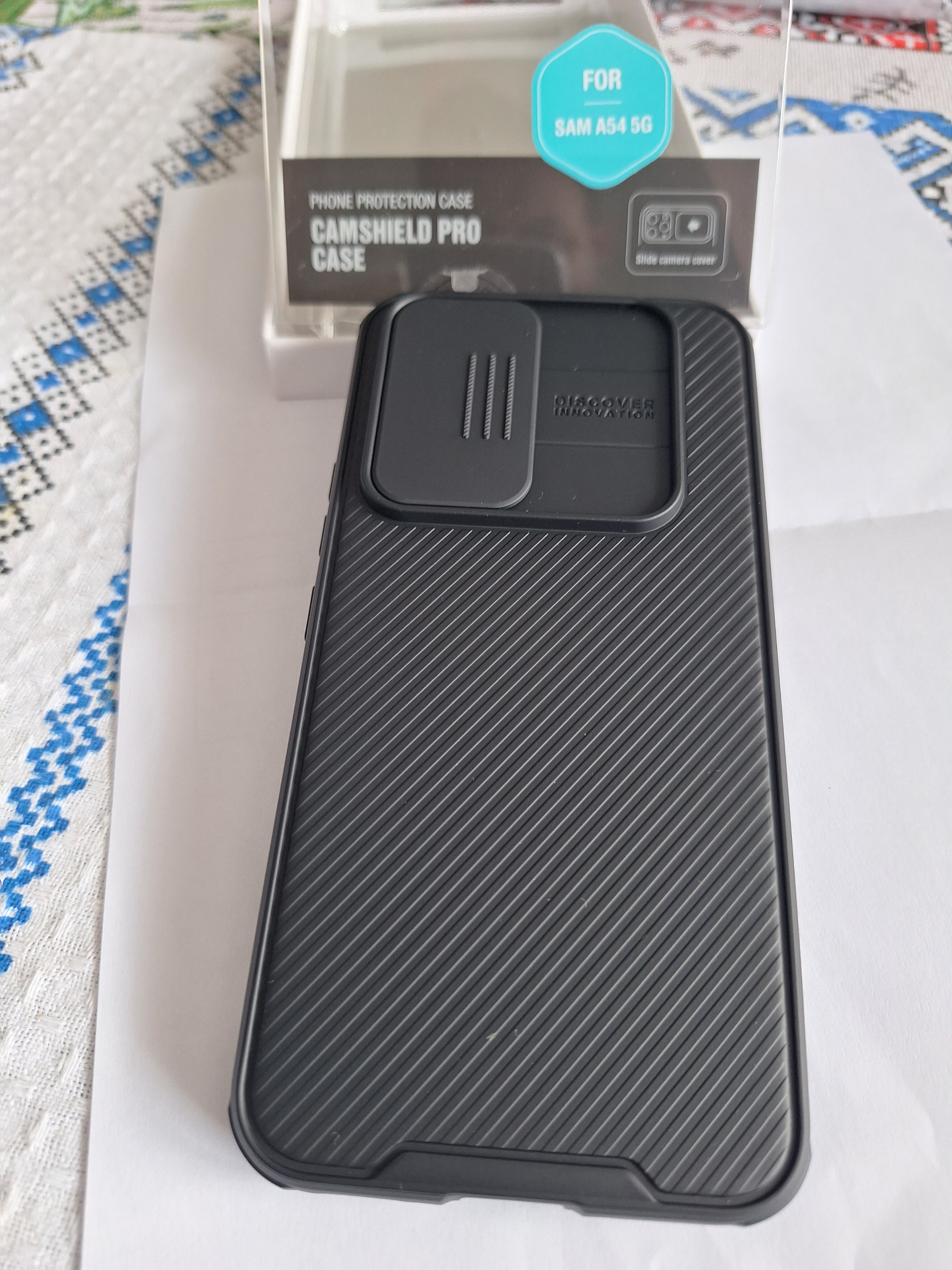 Husa Nillkin CamShield Pro pentru SAMSUNG A54 5G (negru)