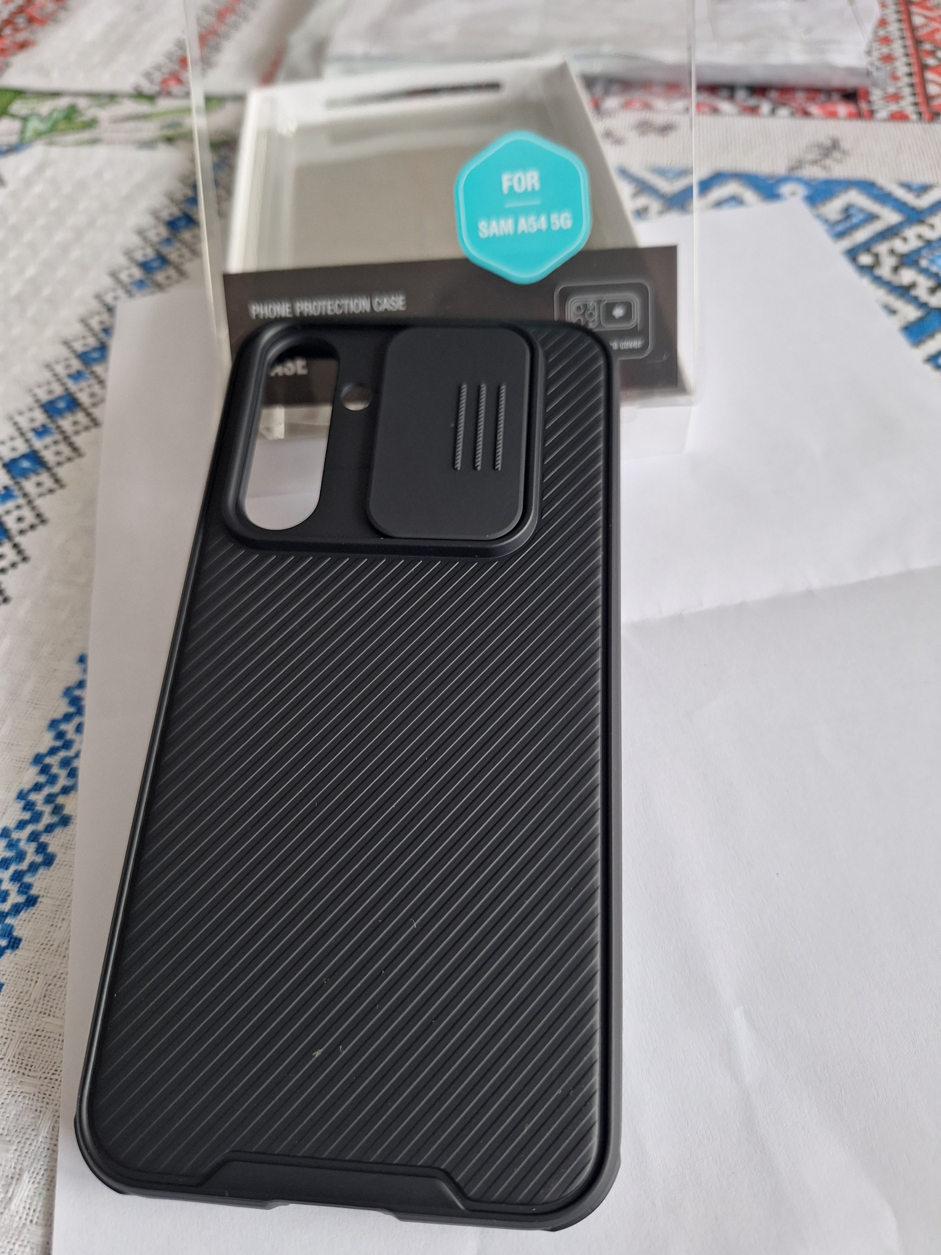 Husa Nillkin CamShield Pro pentru SAMSUNG A54 5G (negru)