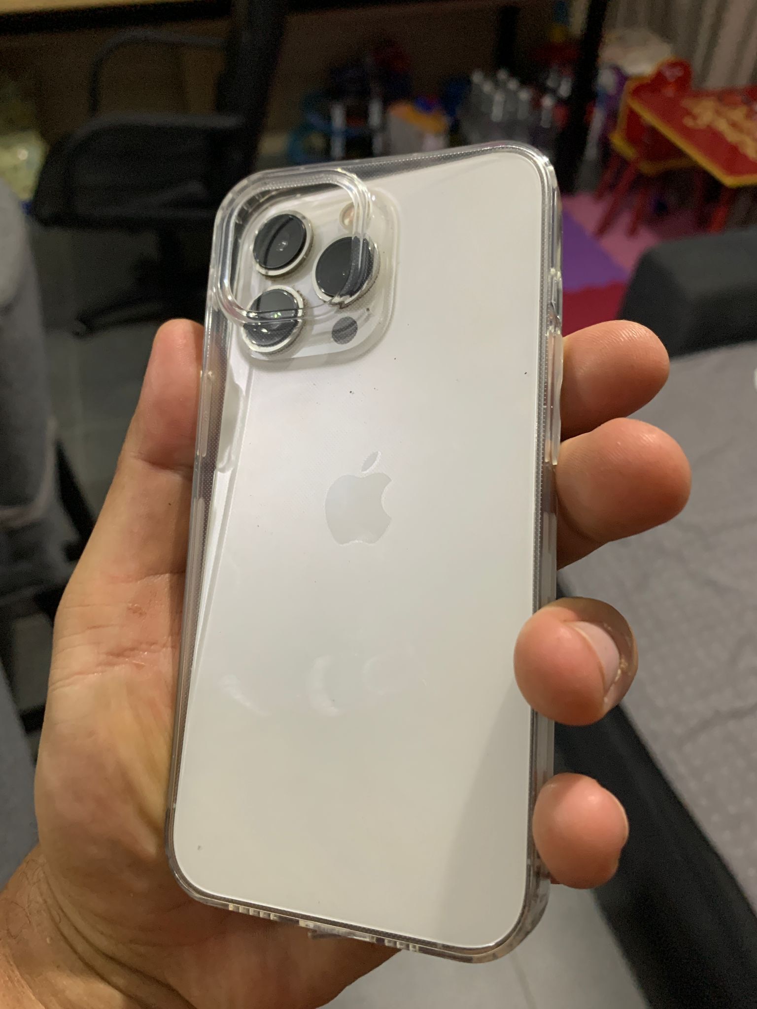 Husa de protectie Flippy compatibila cu Apple iPhone 13 Pro Tpu Transparent
