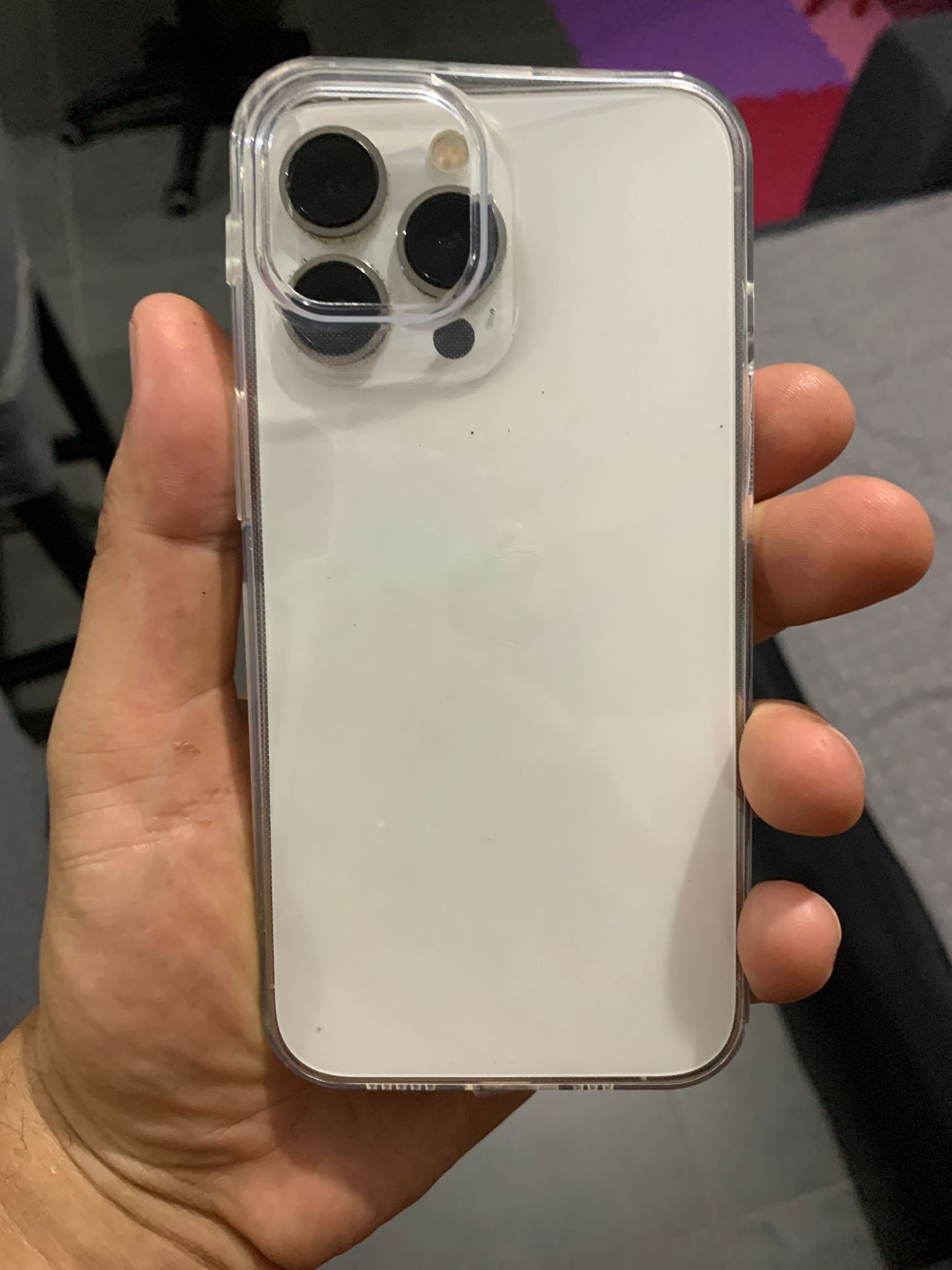 Husa de protectie Flippy compatibila cu Apple iPhone 13 Pro Tpu Transparent